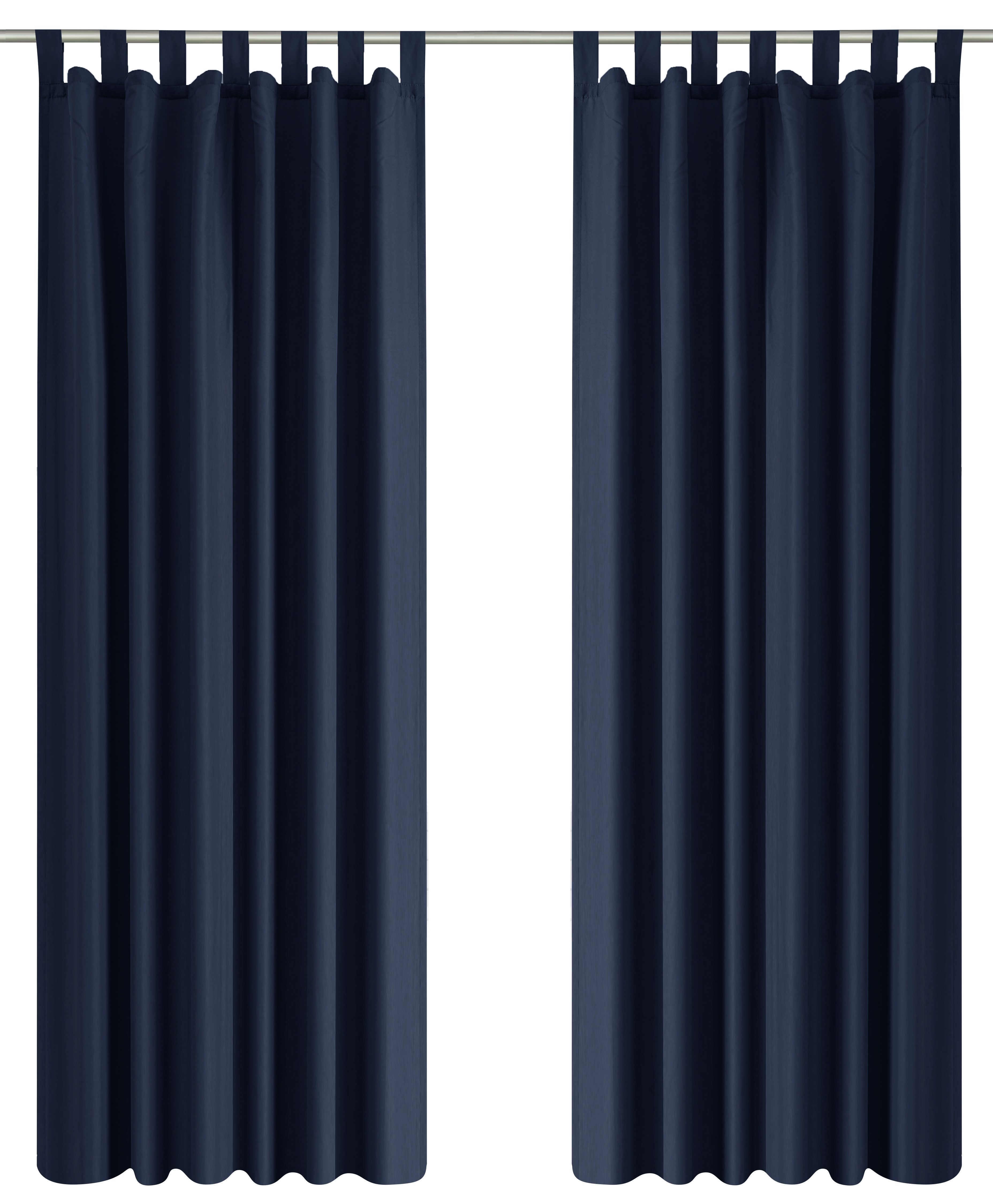 OTTO home Vorhang Raja mit Schlaufen, 2er Pack, blickdicht, Topseller (2 St), Schlaufen, blickdicht, Polyester, 2er-Set, Bestseller, einfarbig, modern, pflegele – Bild 2 von 5