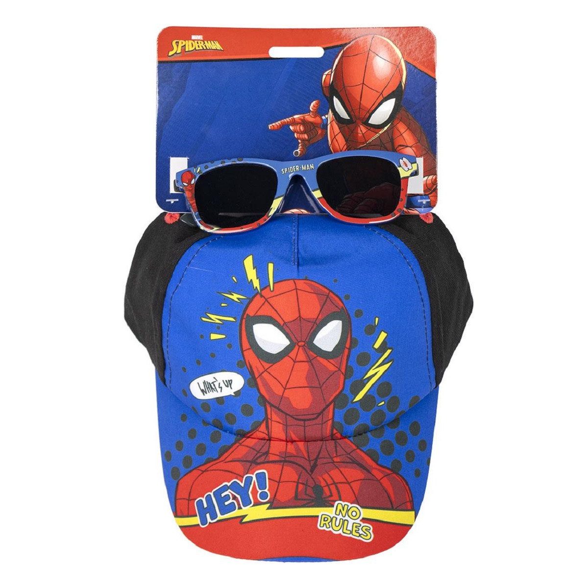 Spiderman Sonnenbrille Kinder Accessoire-Set – Cap & Sonnenbrille für sonnige Tage