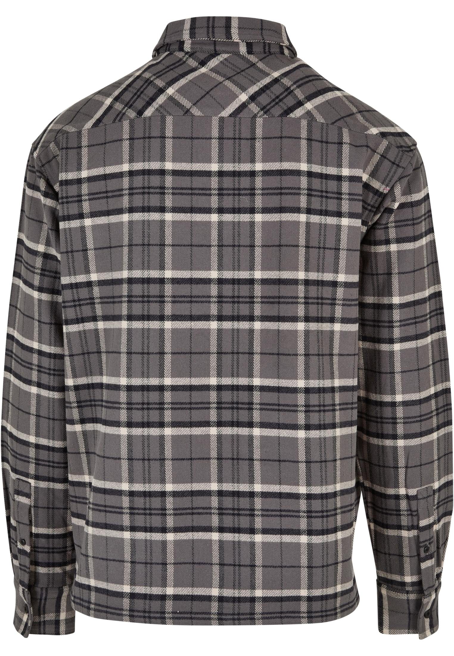 URBAN Check Shirt (1-tlg), aus Shirt CLASSICS Herren Kane Boxy angenehmer Langarmhemd Baumwollmischung Stylisches