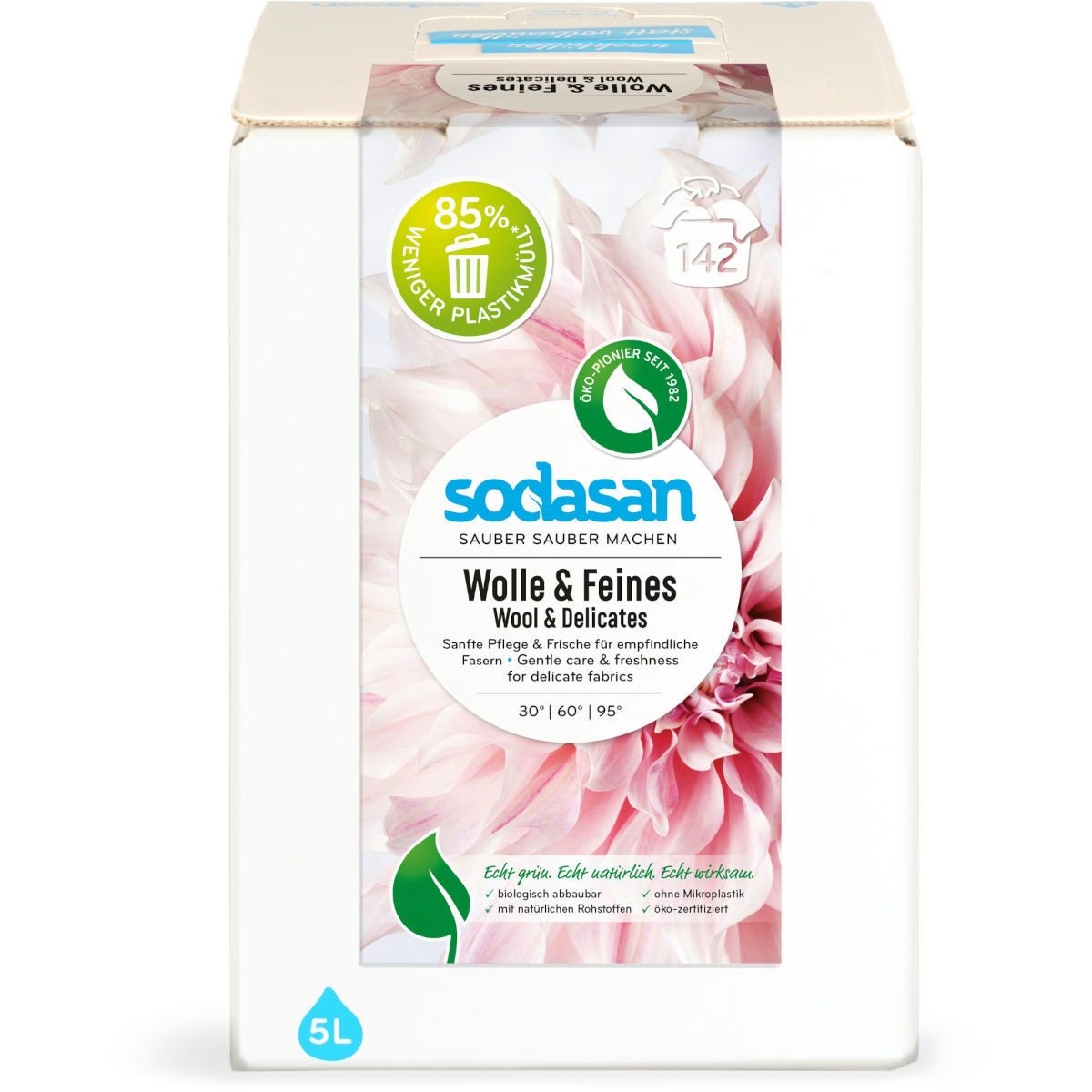 Sodasan SODASAN Wolle- u. Feinwaschmittel 5 Liter Colorwaschmittel