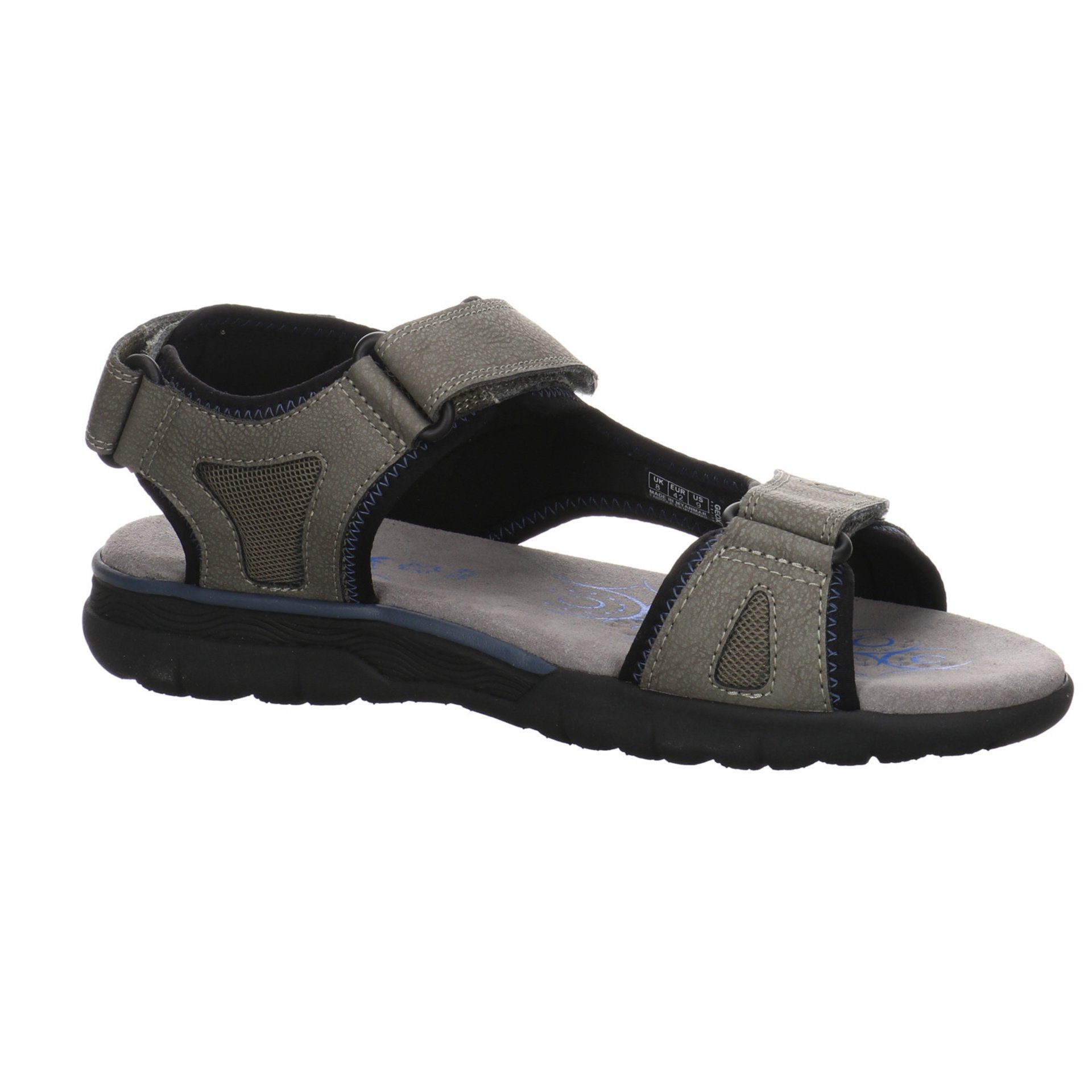 Trekkingsandale Leder-/Textilkombination Sandale Trekkingsandalen unbekannt Geox Herren Spherica