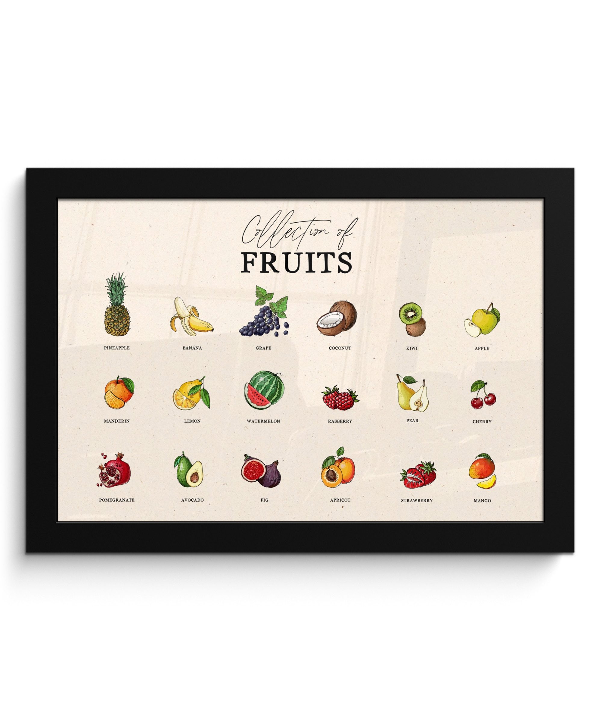 MuchoWow Poster Obstsorten - Farbenfroh - günstig online kaufen