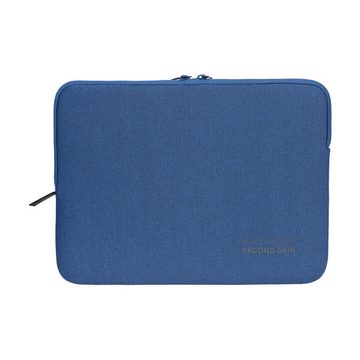 Tucano Laptop-Hülle Second Skin Mélange, Neopren Notebook Sleeve, Dunkelblau 13,3 Zoll, 13-14 Zoll Laptops