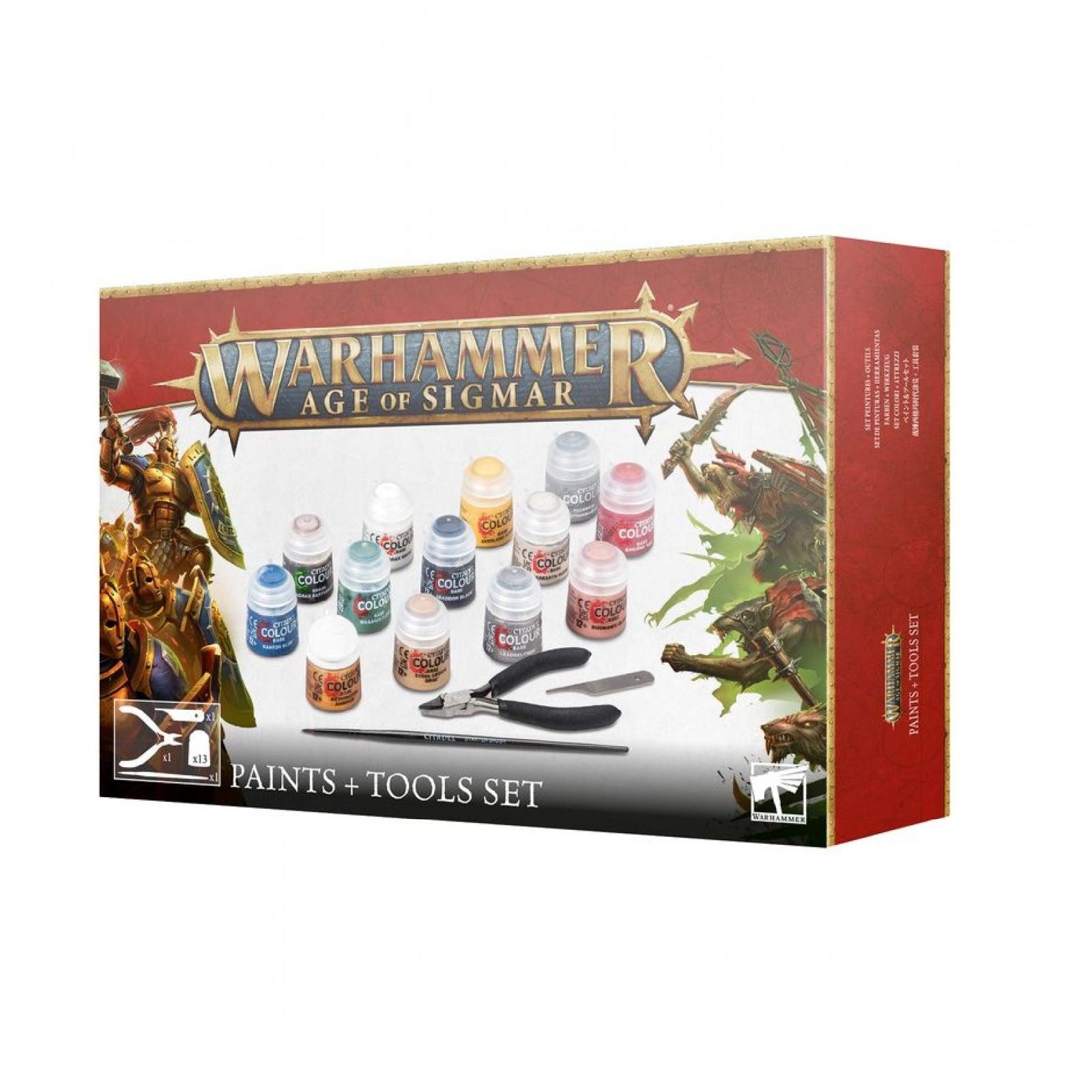 Games Workshop Modellbausatz Age of Sigmar Paints + Tools (2024)