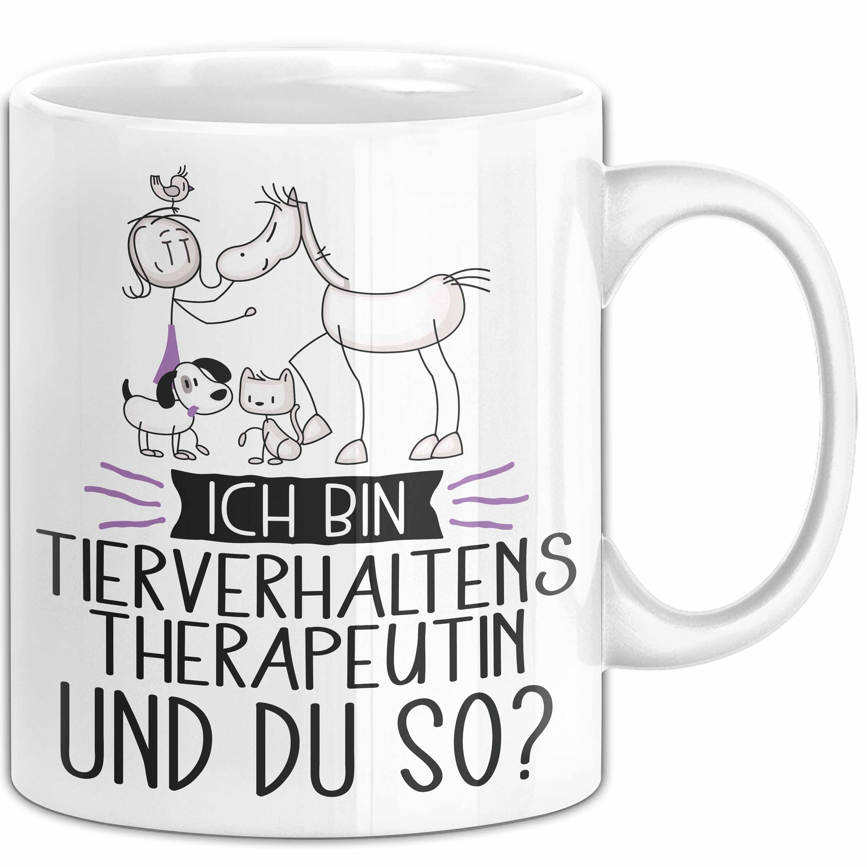 Trendation Tasse Tierverhaltenstherapeutin Tasse Geschenk Ich Bin Tierverhaltensthera