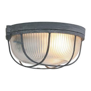 Steinhauer LIGHTING Deckenstrahler, Leuchtmittel nicht inklusive, Decken Strahler Leuchte Glas beton-grau Wohn Zimmer Flur Beleuchtung