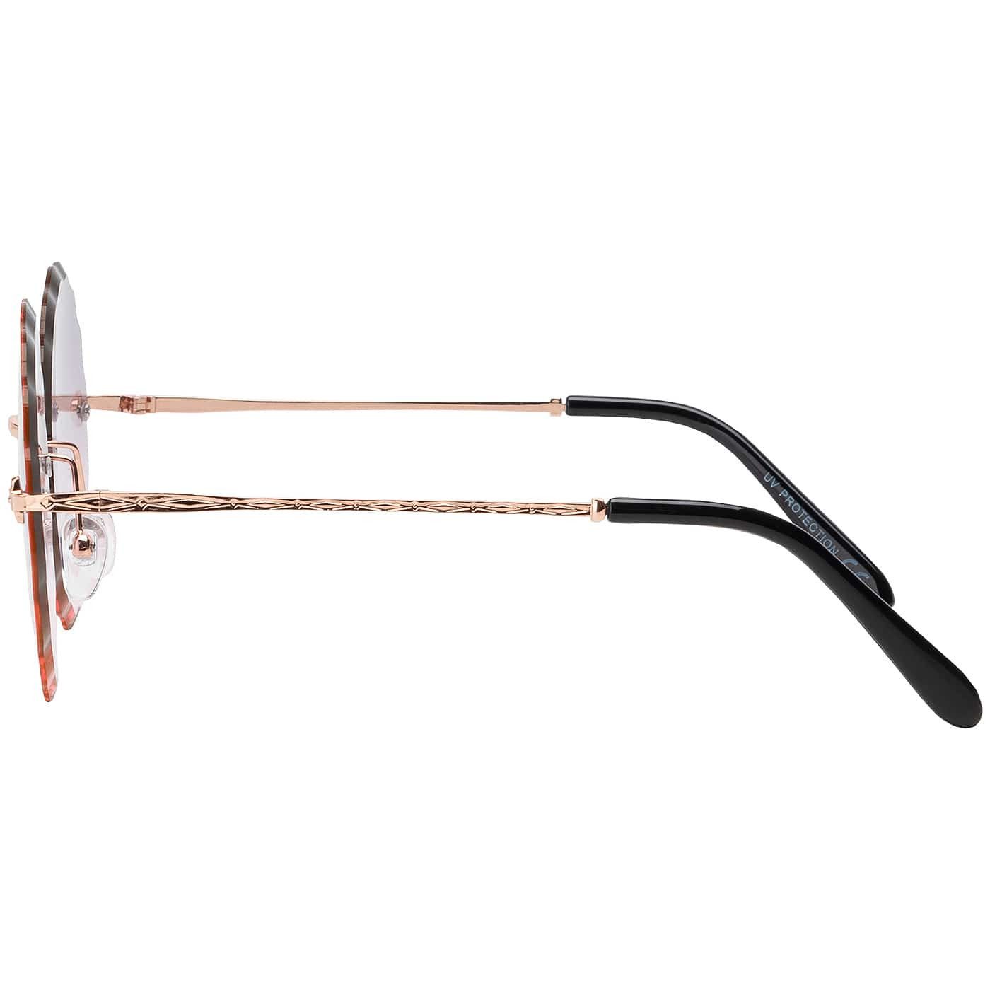 BEZLIT Eyewear Retrosonnenbrille Rund Form Designer Damen Sonnenbrille (1-St) mit bunten Linsen – Bild 3 von 3