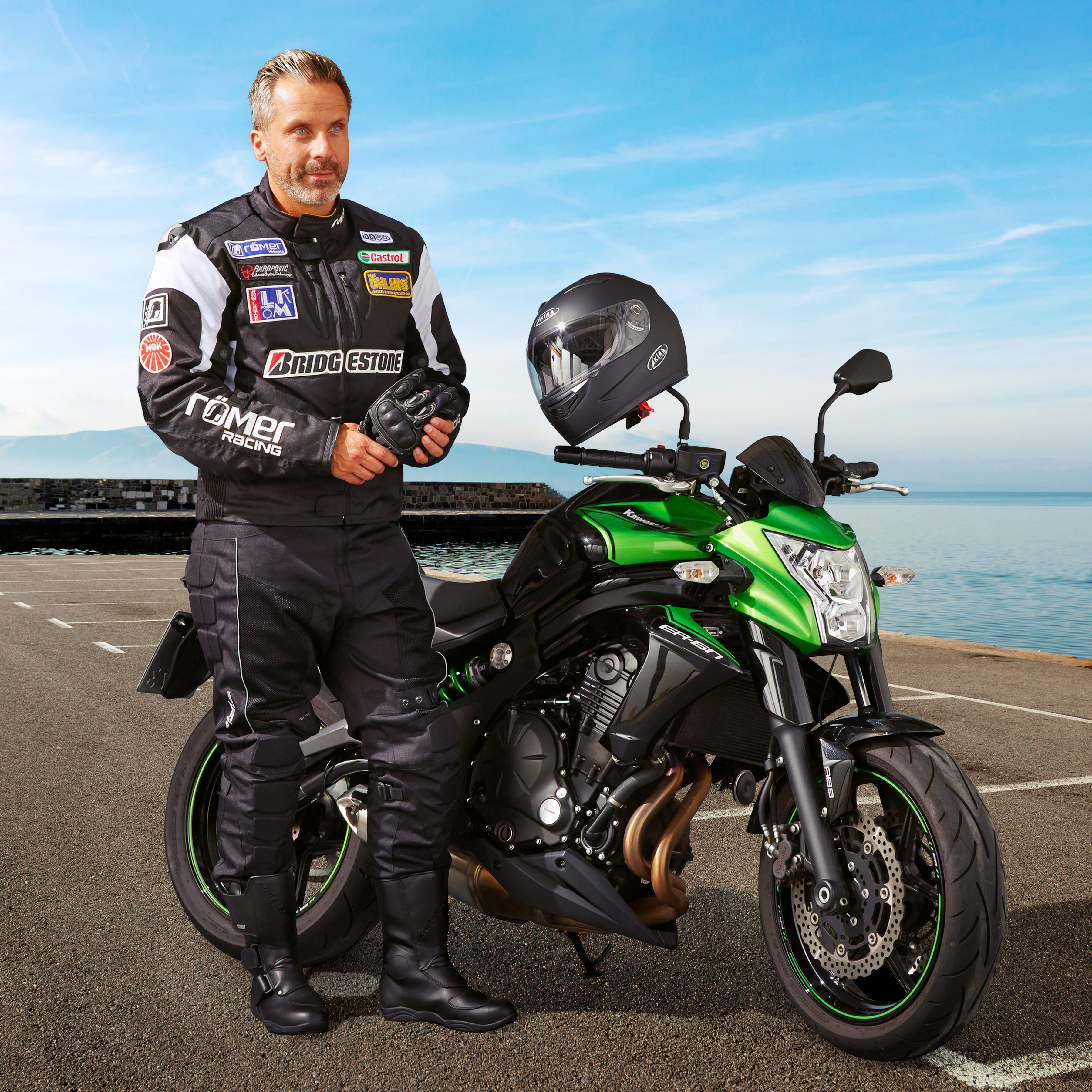 NERVE Motorradhandschuhe Sporty mit Weitenverstellung günstig online kaufen