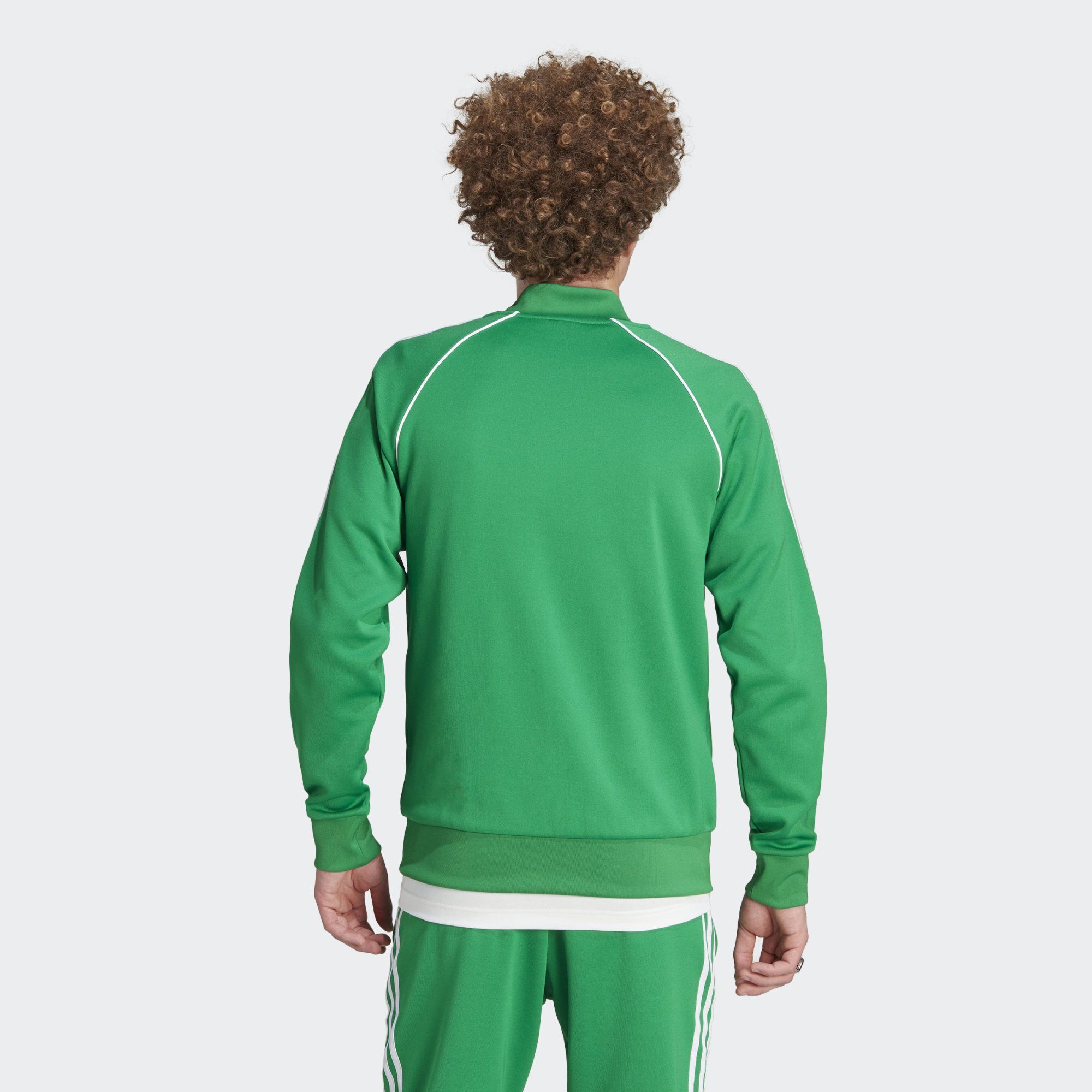 White CLASSICS JACKE SST Trainingsanzug Green / adidas ADICOLOR ORIGINALS Originals