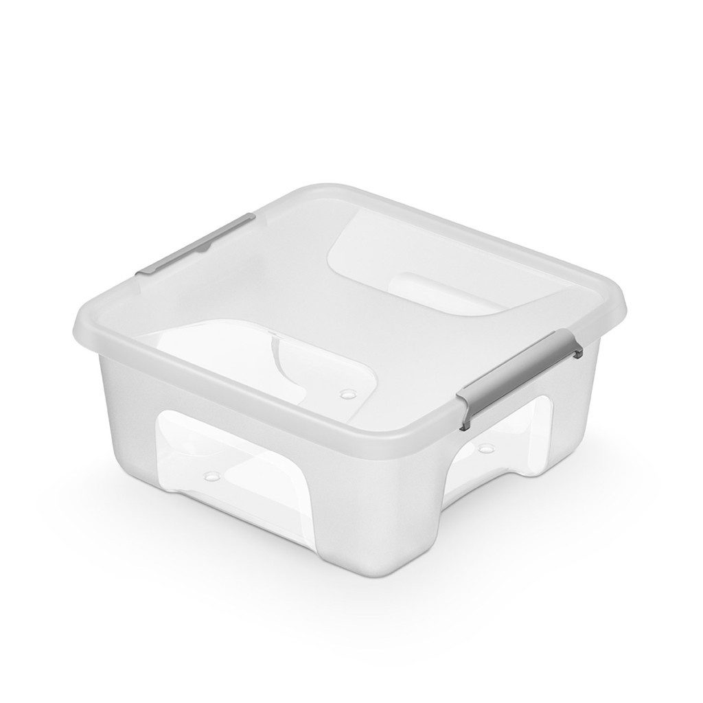 Aufbewahrungsbox 'Prime Store' mit Deckel in Transparent (Stück/Größe wählbar)
