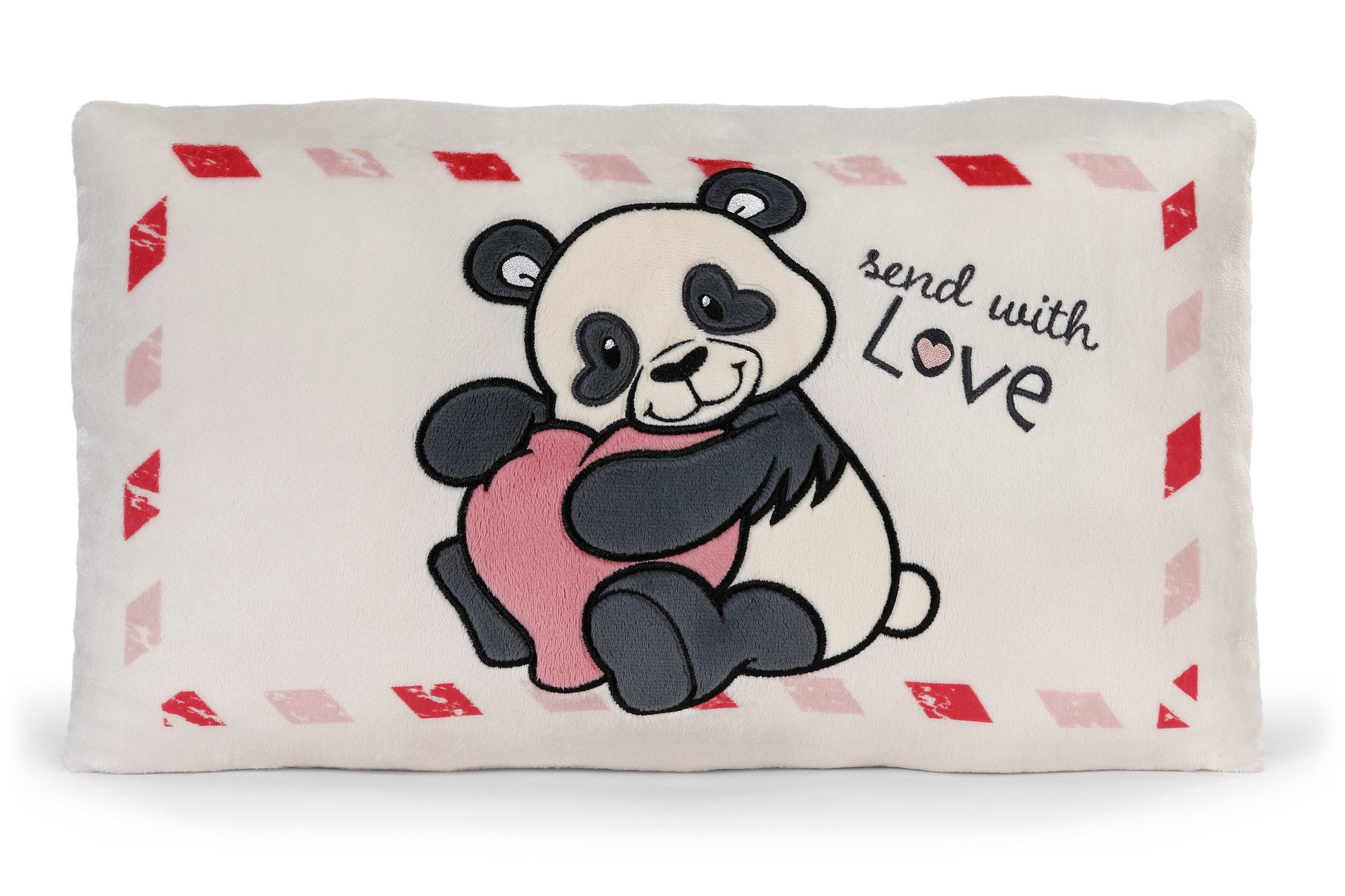 Nici Dekokissen 62617 - Love Panda, 43 x 25 cm