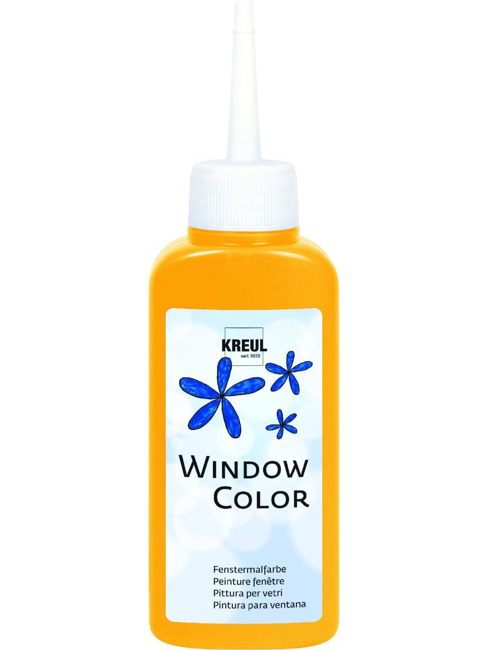 Bastelfarbe Kreul Window Color goldgelb 80 ml