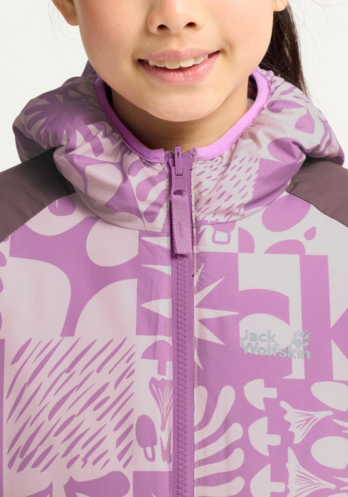 Jack Wolfskin Outdoorjacke ZENON TWIST HOODED JKT K 3-in-1 Kinder-Wendejacke, warm, wasserabweisend