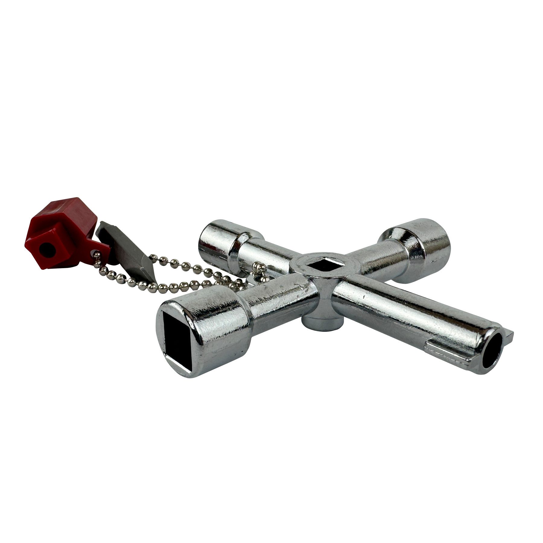 WELDINGER Schaltschrankschlüssel Schaltschrankschlüssel Mini 9 Funktionen Bitadapter Kombibit Druckguss, (1 St), Multifunktionsschlüssel für Schlüsselbund – Bild 3 von 5