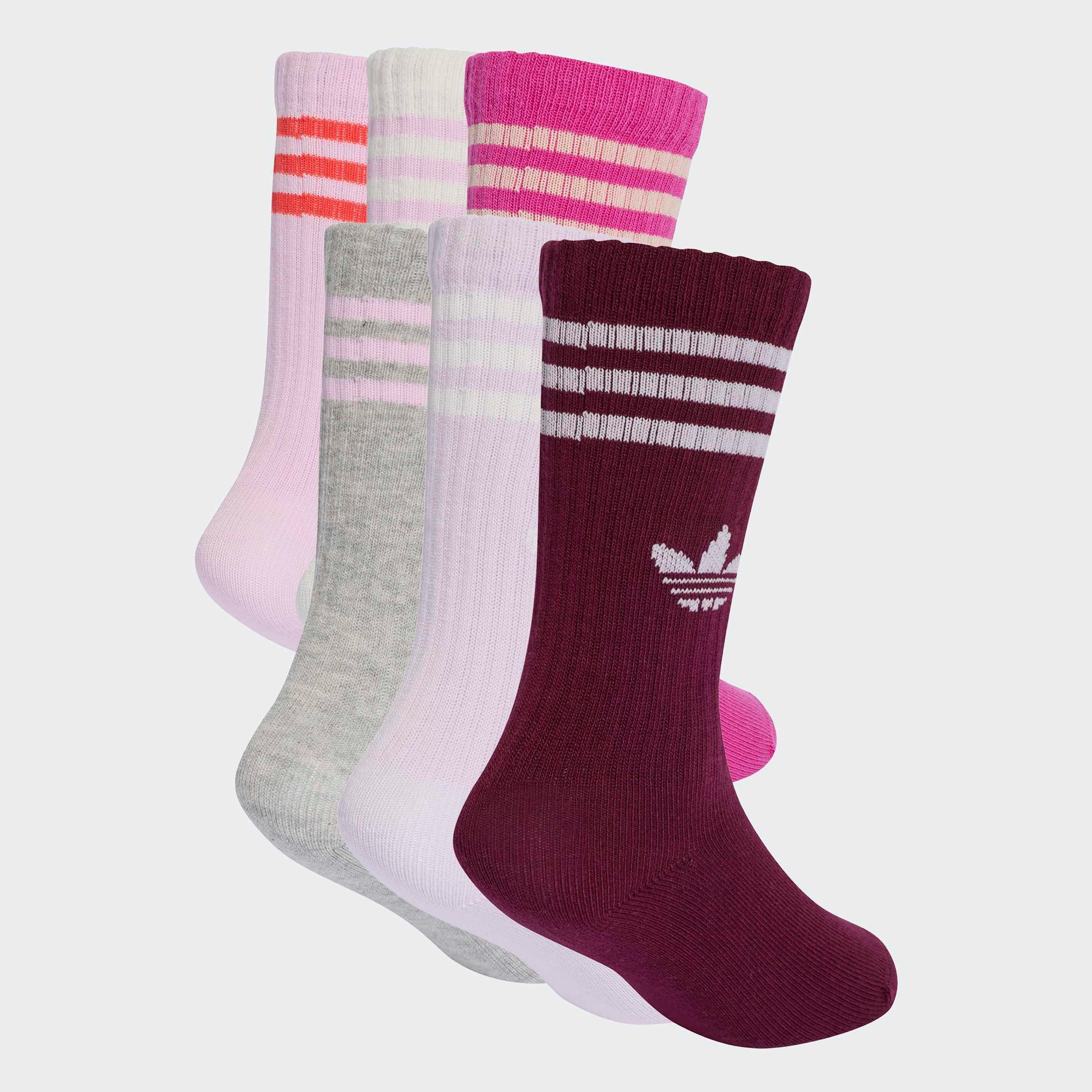 adidas Originals Sportsocken 3-STREIFEN KIDS CREW 6 PARA (6-Paar)