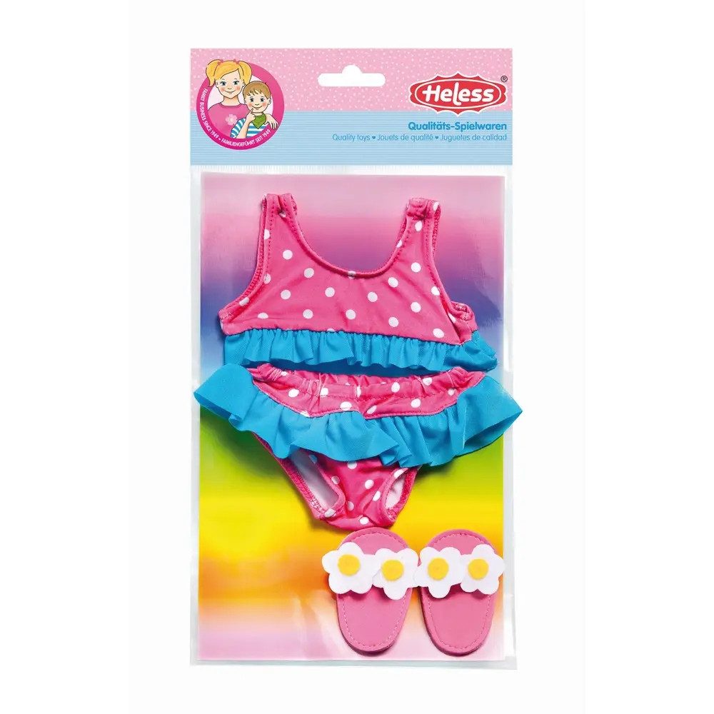 Heless Puppenkleidung Puppen-Bikini, klein, Gr. 28-35 cm