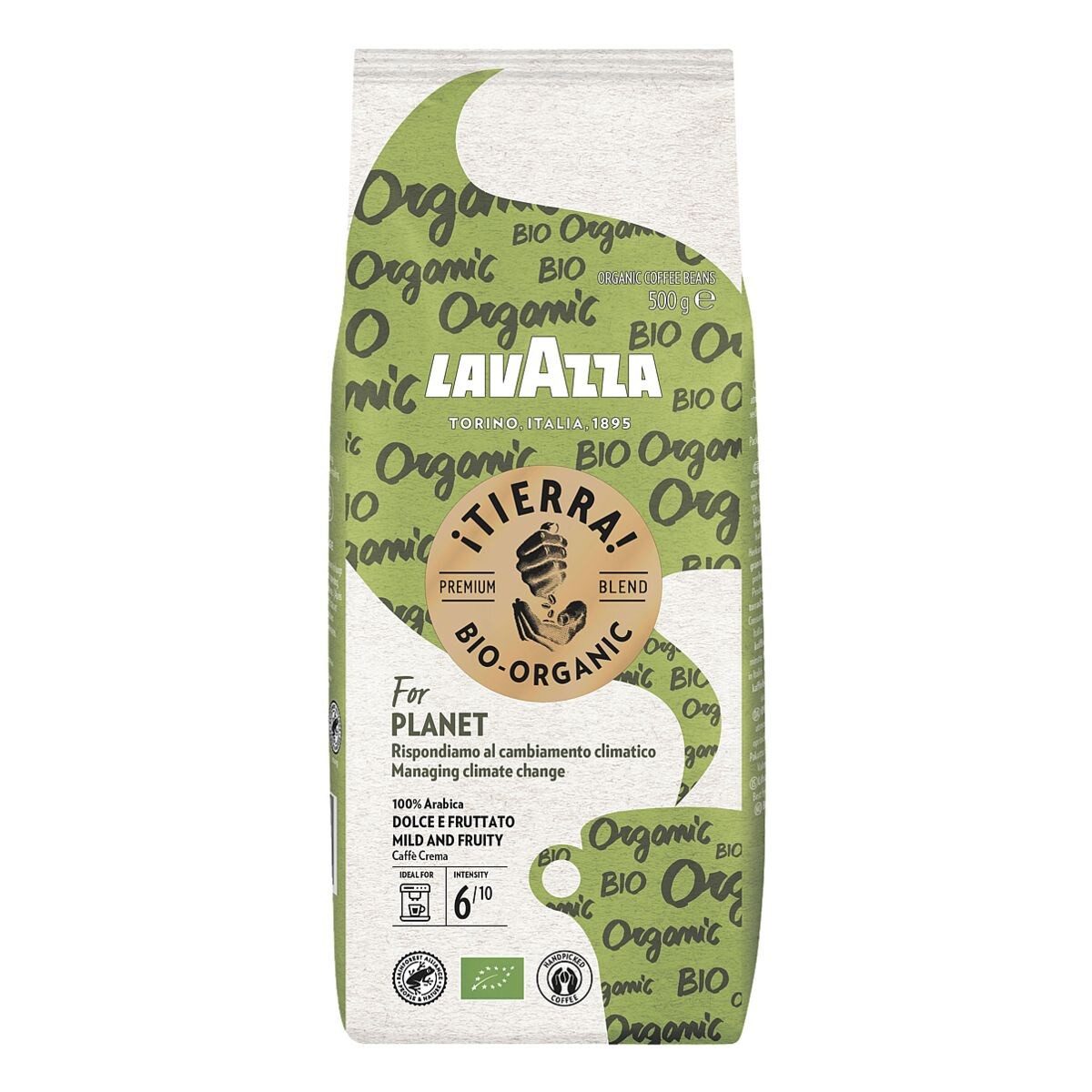 Lavazza Kaffee iTierra! Bio-Organic, 1 kg, Kaffeebohnen / Espressobohnen