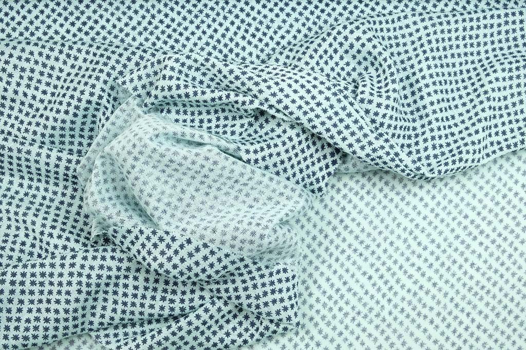 larissastoffe Stoff Jersey Stoff Blumen Sterne schwarz, 13,90 EUR/m, Meterware, 50 cm x 150 cm