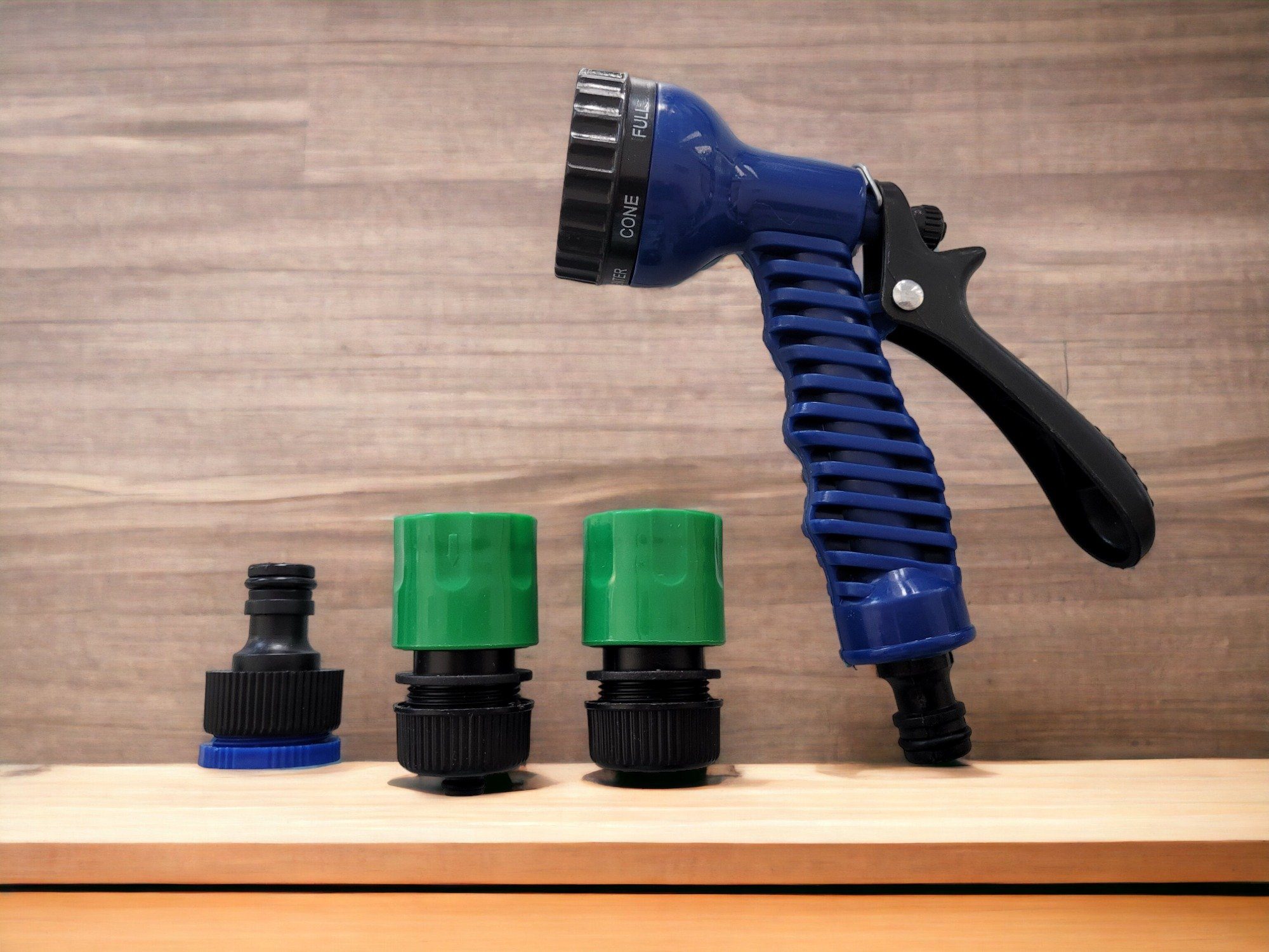 Provance Bewässerungsbrause Gartenbrause Set Gartenspritze inklusive Adapter Blau