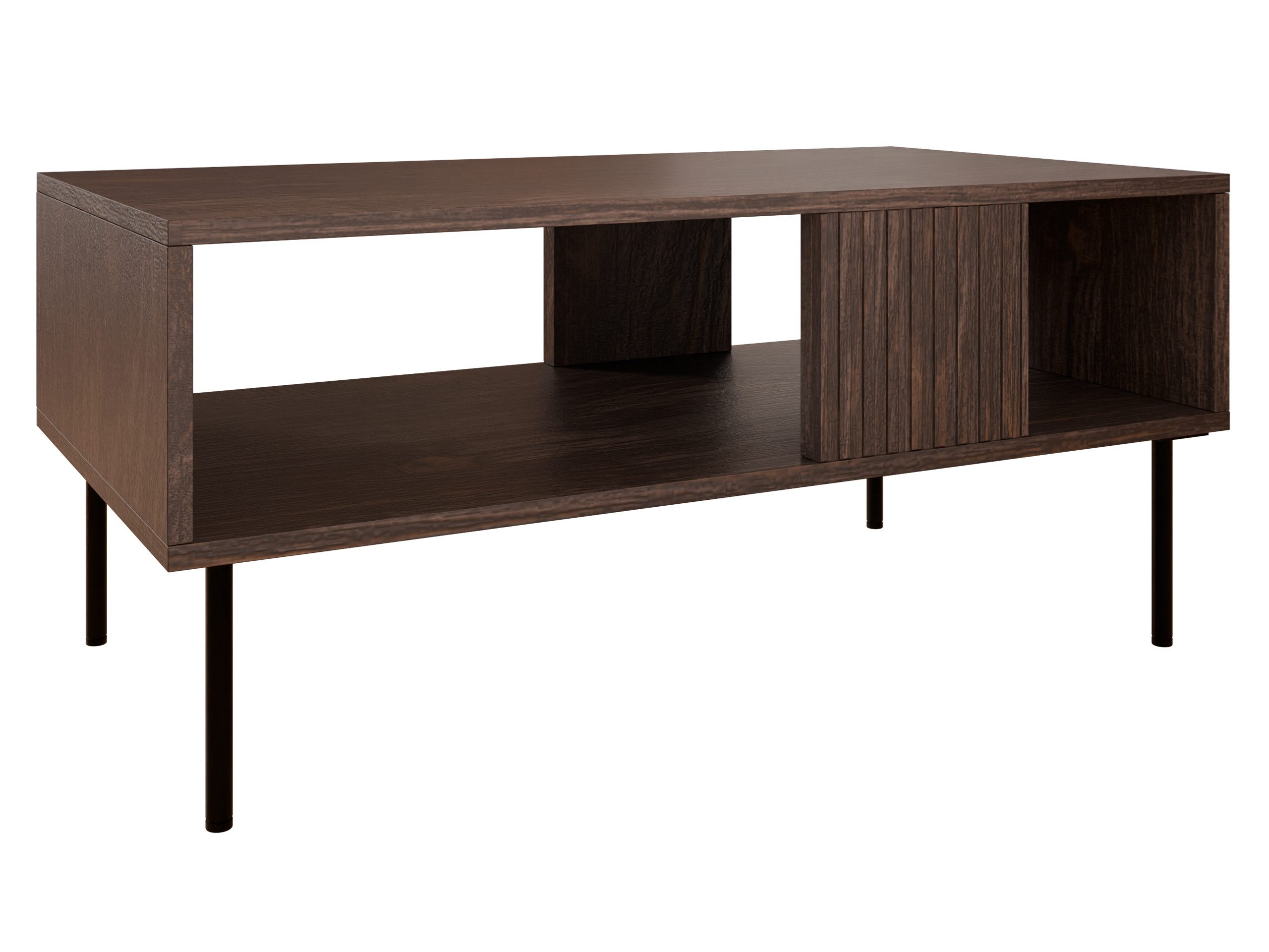 MIRJAN24 Couchtisch Tacos (mit Regal), Schwarze Stahlfüße günstig online kaufen