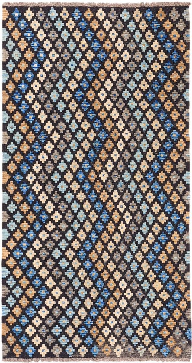 Orientteppich Kelim Afghan Heritage 108x200 Handgewebter Moderner Orientteppich, Nain Trading, rechteckig, Höhe: 3 mm