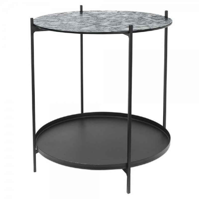 Broste Copenhagen Beistelltisch Beistelltisch Tristan Glas/Metall (54X56 cm)