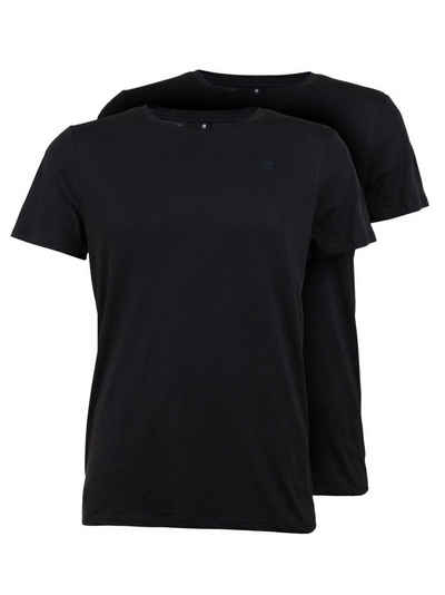 G-Star RAW T-Shirt Base htr r t short-sleeve 2-pack (2-tlg) mit Rundhalsausschnitt
