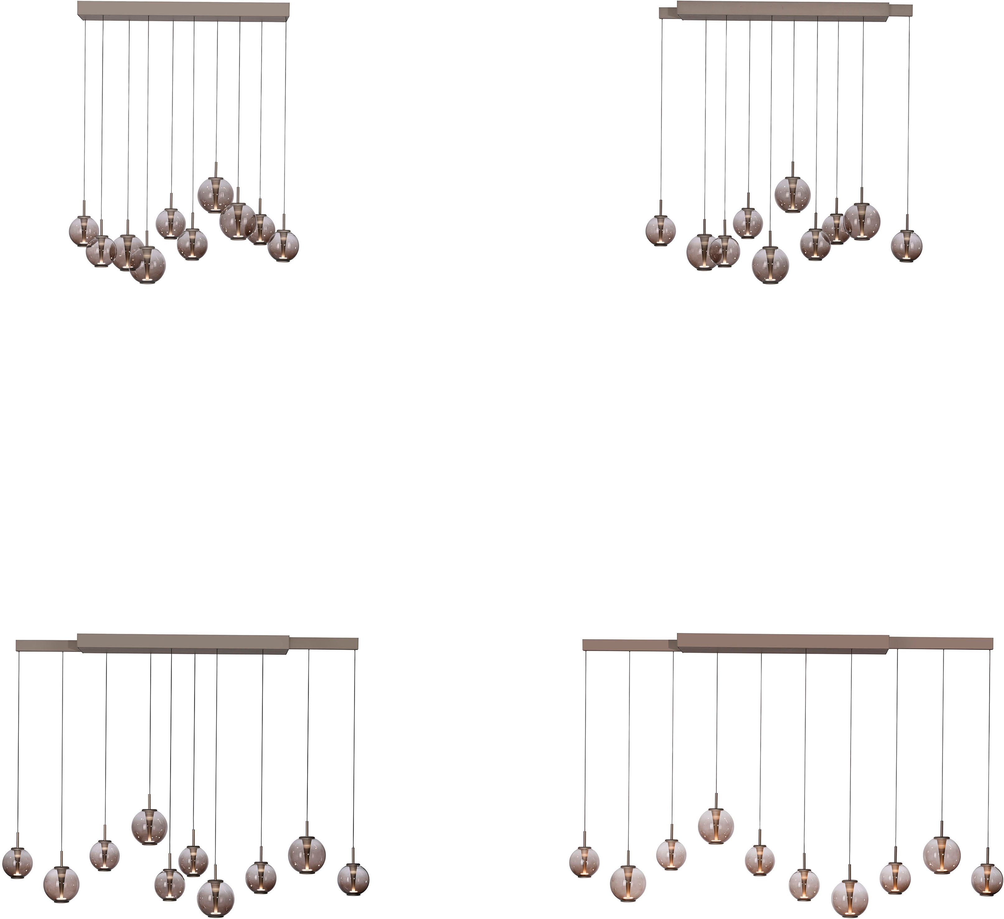 Neuhaus PURE LED Pendelleuchte PURE E-Infinity, CCT - über Fernbedienung, LED fest integriert, warmweiß - kaltweiß, e-SLIDE® Funktion, CCT, dimmbar, Fernbedienung