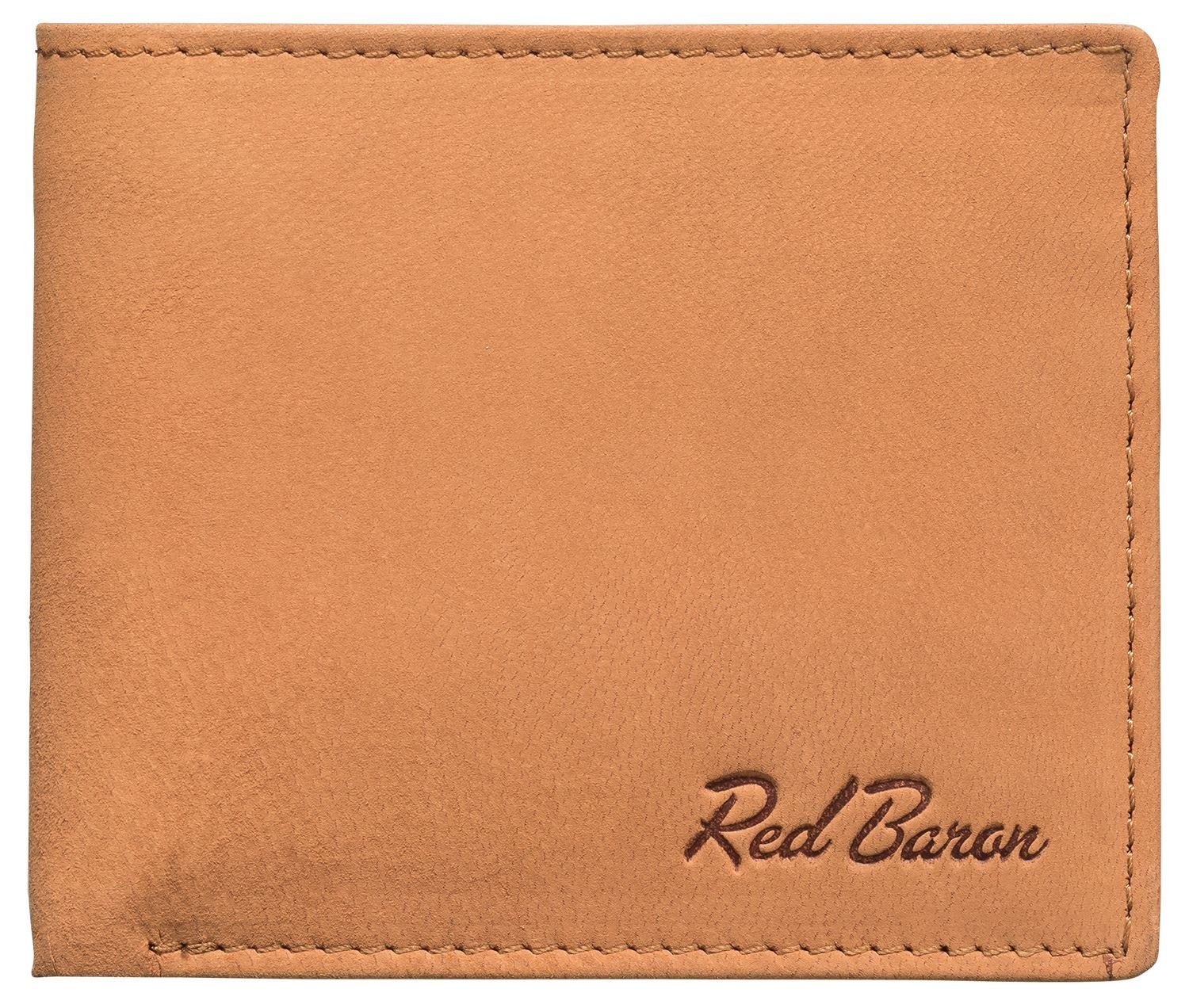 Red Baron Geldbörse RB-WT-007-02, Kreditkartenfächer, Steckfächer, schlicht