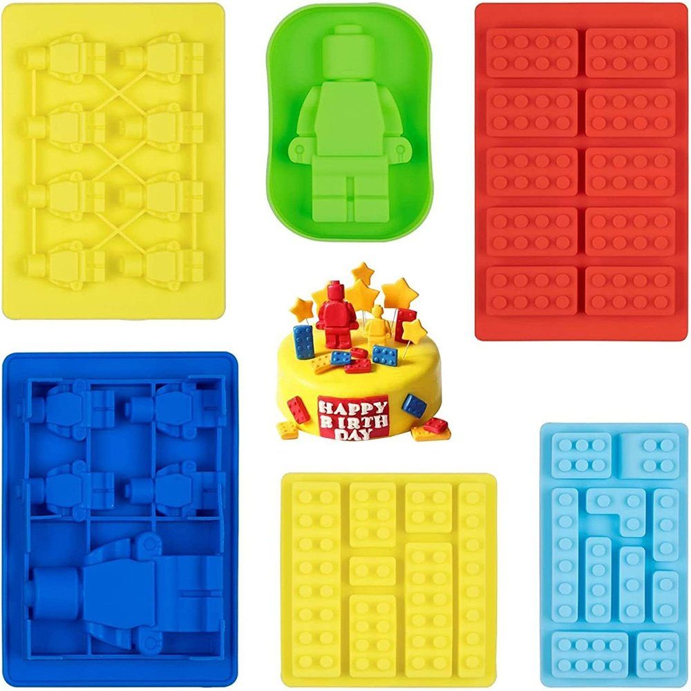 Silikonform Bausteine Silikonform, Eiswürfelschalen, Süßigkeitenform für Kuchen