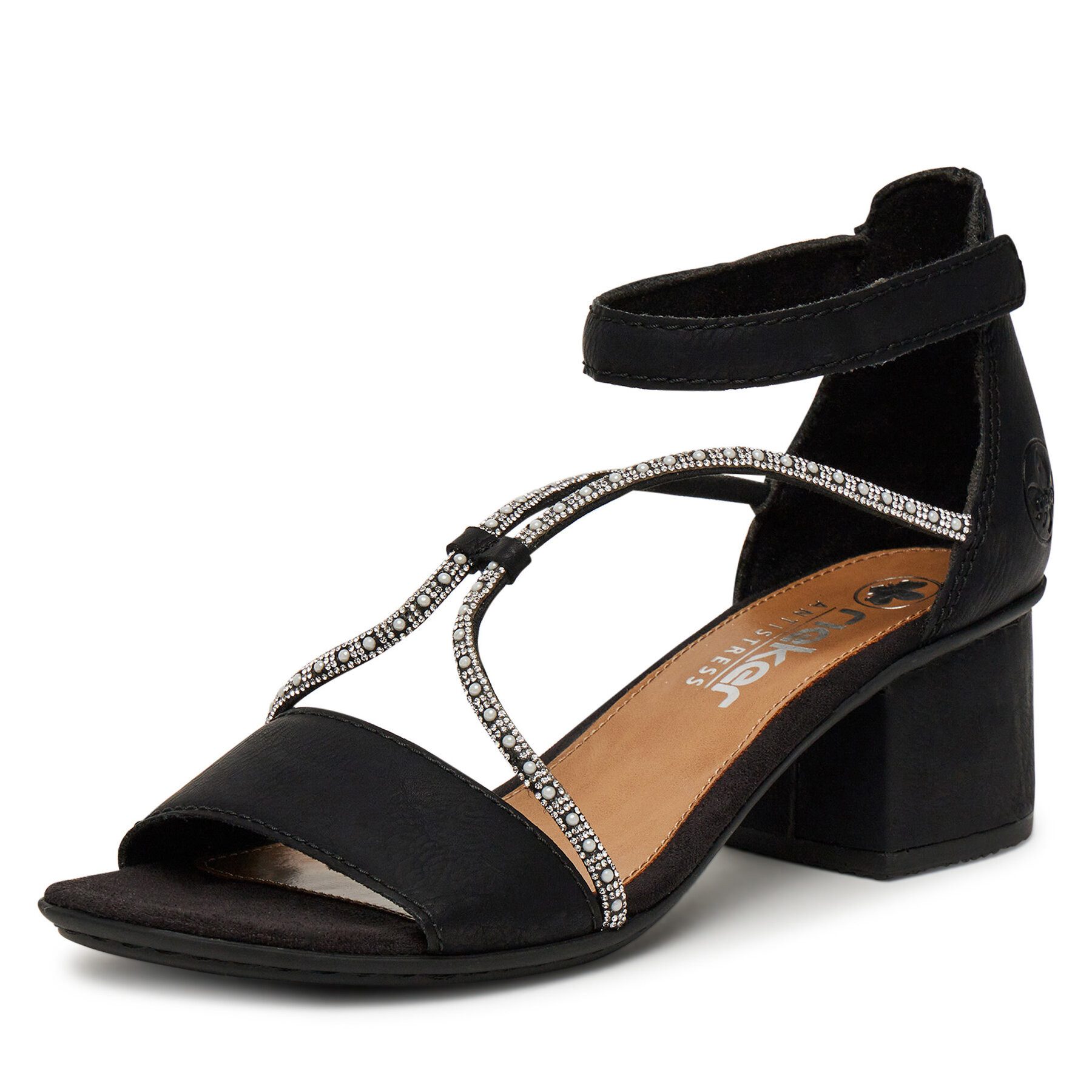 Rieker Rieker Damen-Sandalen Schwarz 64654-00 Sandale