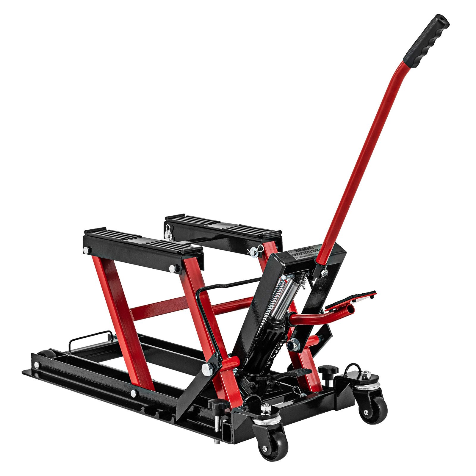COSTWAY Motorradheber, 3-stufig höhenverstellbar, bis zu 680kg belastbar