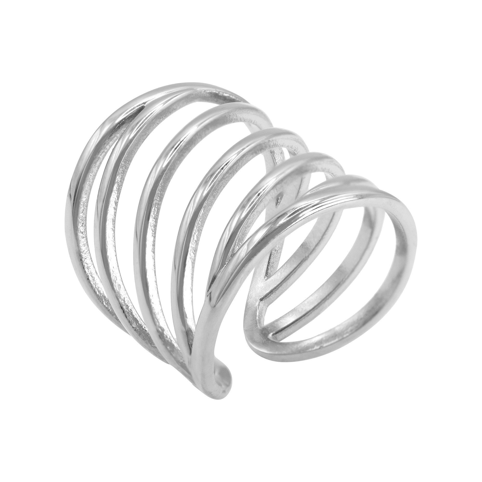 Heideman Fingerring Nigid silberfarben (Ring, 1-tlg., inkl. Geschenkverpack günstig online kaufen