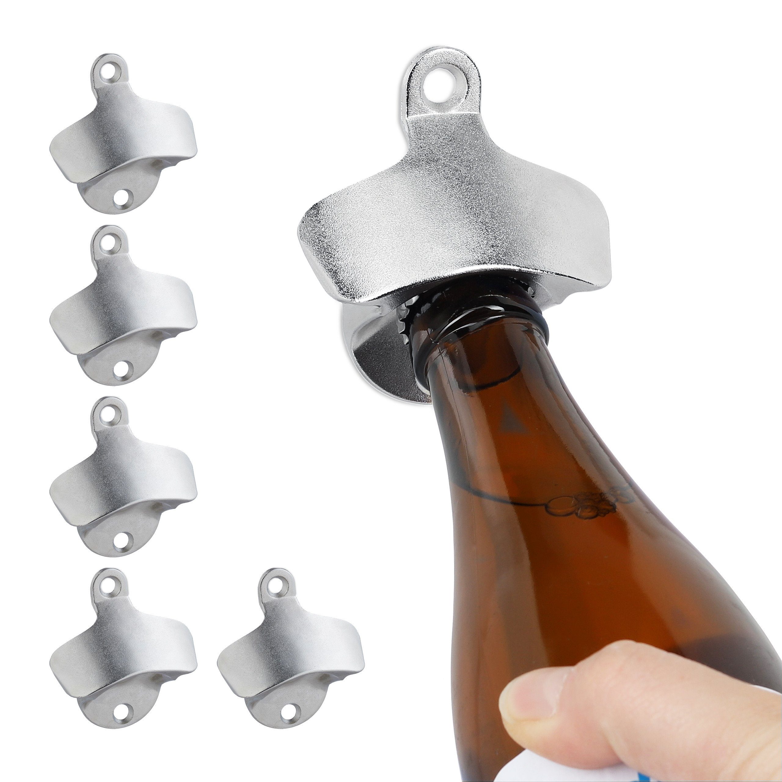 Flaschenöffner 6 x Wandflaschenöffner
