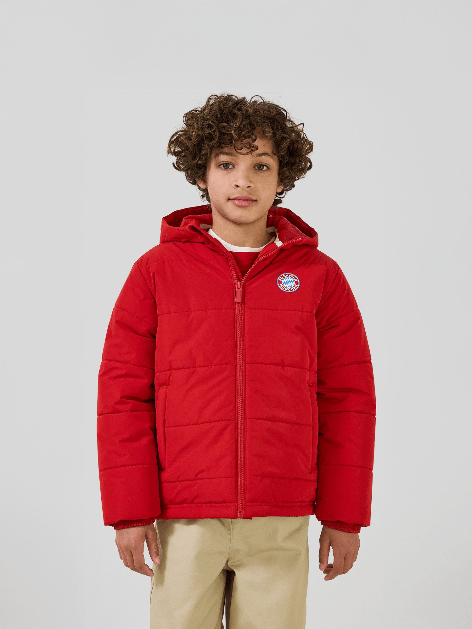 FC Bayern München Outdoorjacke FC Bayern München, Winterjacke Essentials, Kinder, Rot