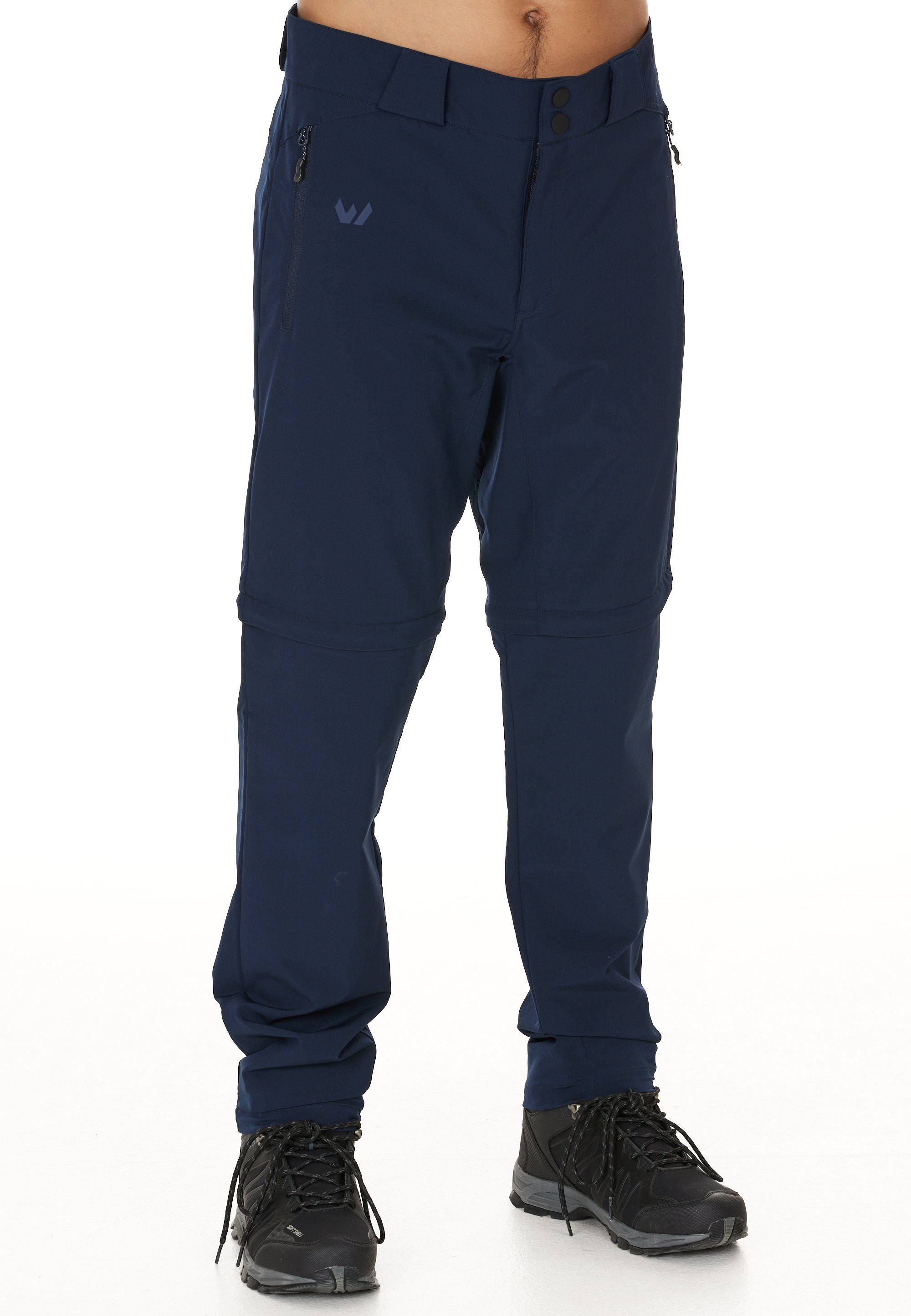 WHISTLER Outdoorhose Gerdi zur Verwendung als Hose oder Shorts dank Zip-Off-Funktion dunkelblau