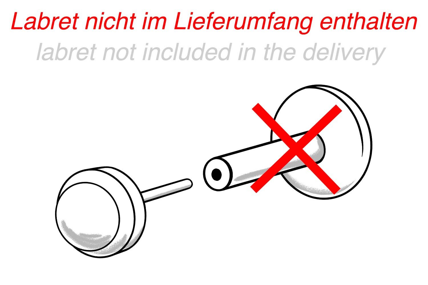 PIERCINGLINE Piercing-Set Titan Aufsatz mit Push Pin KRISTALLHERZ (Push Pins, 1-tlg)