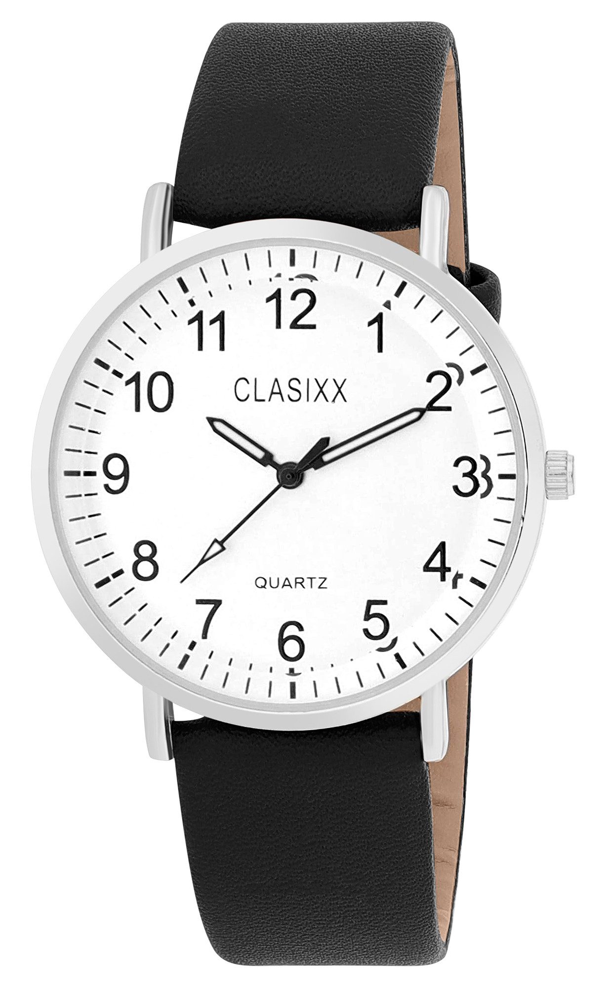 Clasixx Quarzuhr 2900279 Lederimitat, Basic, schlicht, Mann günstig online kaufen