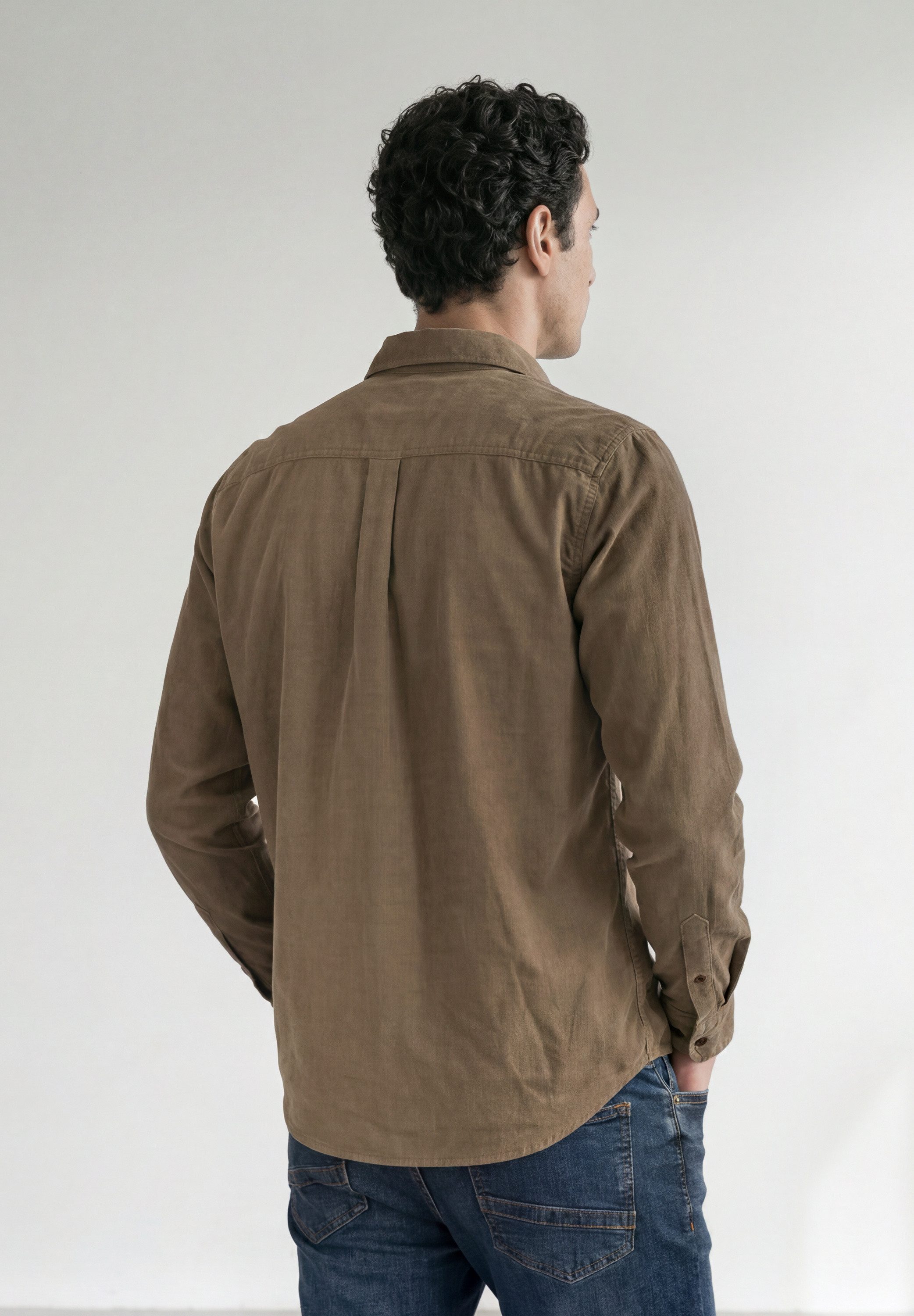 STREET ONE MEN Langarmhemd aus reiner Baumwolle