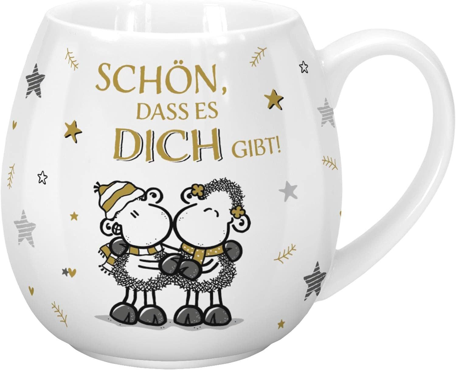 Sheepworld Tasse Tasse Teetasse Kaffeetasse Kaffeebecher 45cl Geschenk Sheepworld, Porzellan