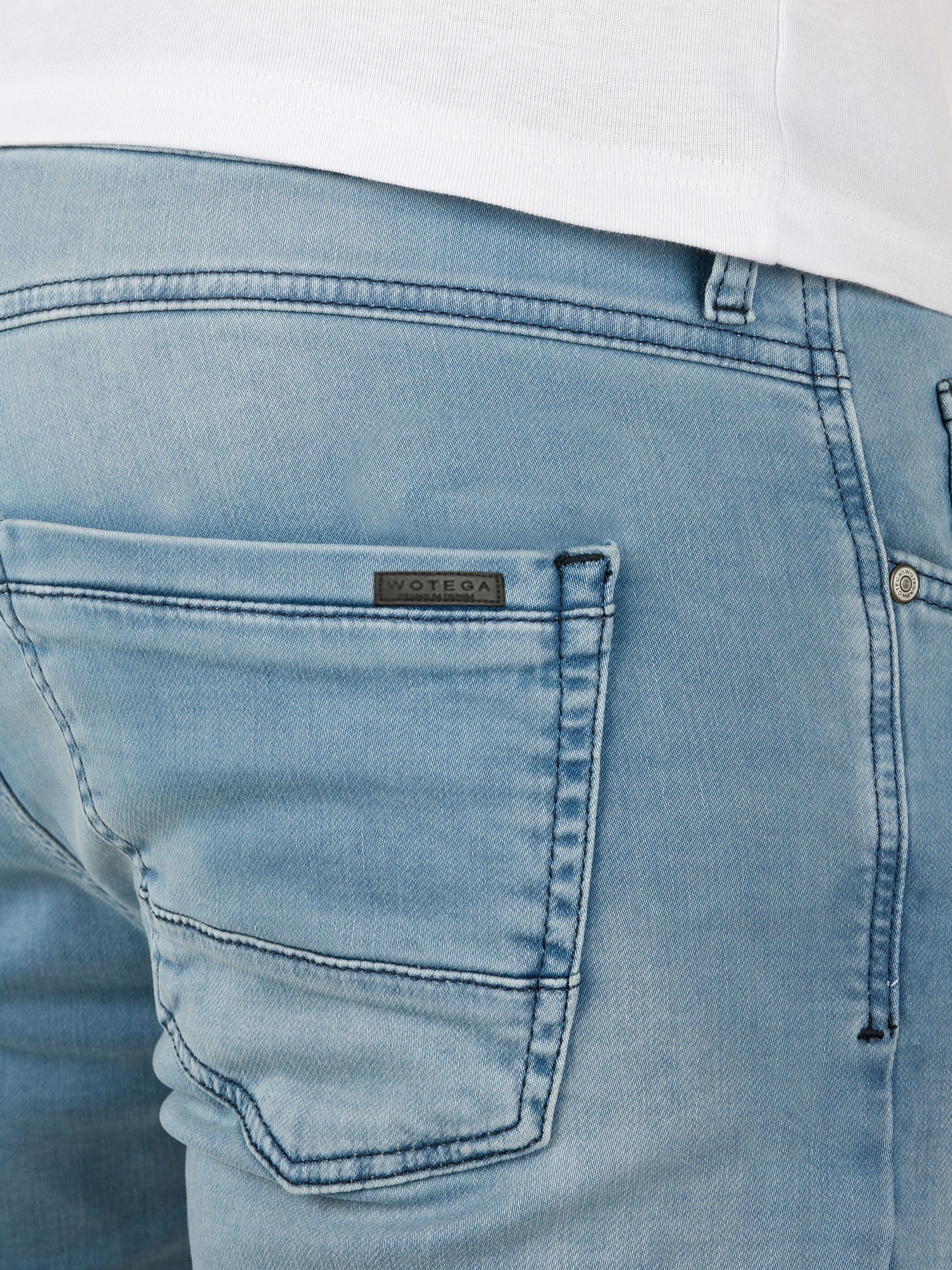 WOTEGA Slim-fit-Jeans Herren Jogginghose in Jeans-Look Noah Stretch Hose in Jogging Jeans Sweathosen Denim – Bild 5 von 5