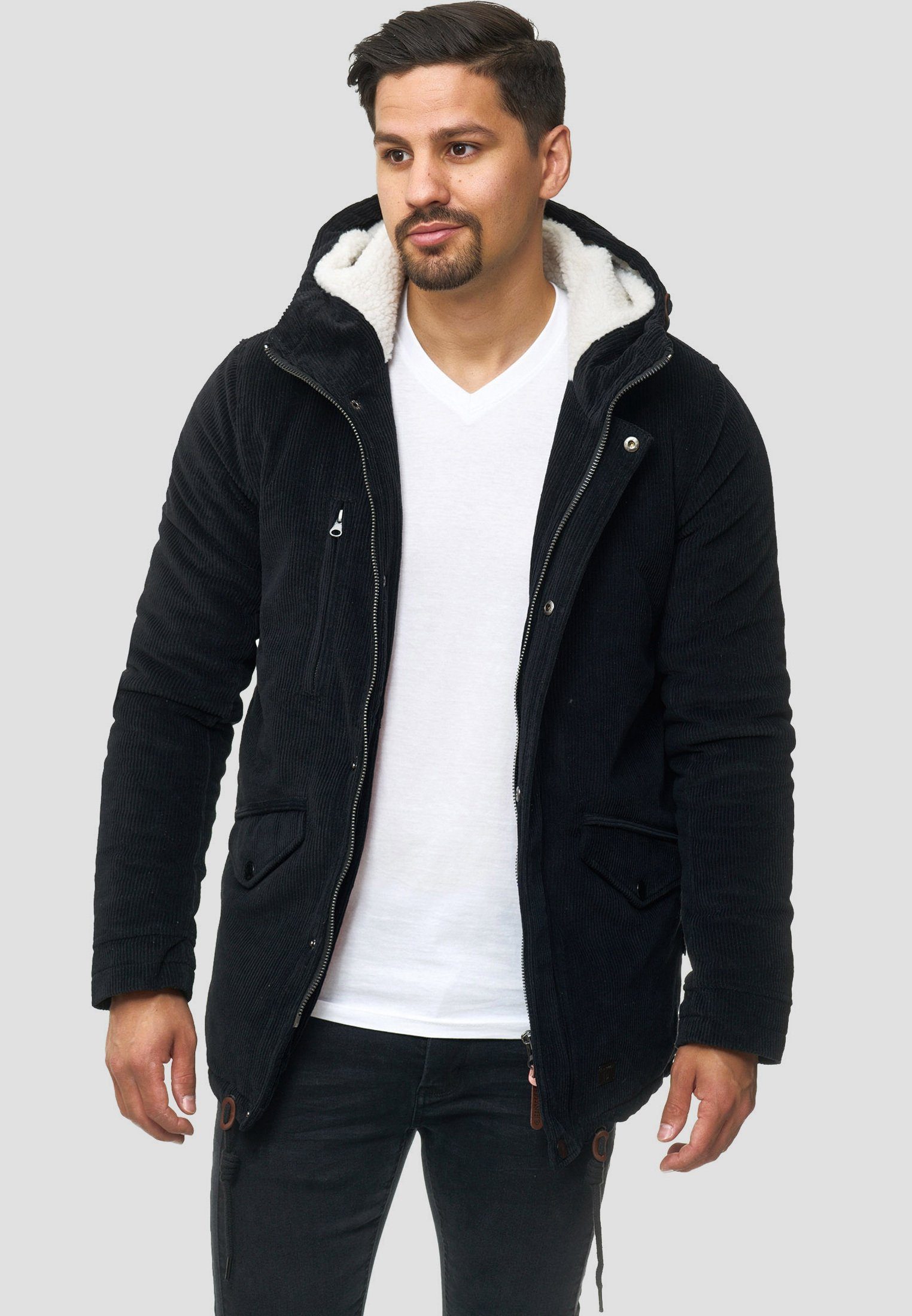 Indicode Winterjacke Herren Dudley Jacke Winter Herrenjacke