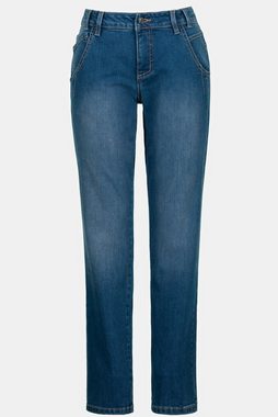 Gina Laura Regular-fit-Jeans Jeans Tina Taschen-Abnäher 5-Pocket gerades Bein