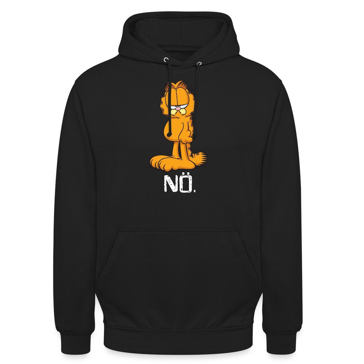 Spreadshirt Hoodie Garfield Nö Nein Kein Bock Lustig Unisex Hoodie (1-tlg)