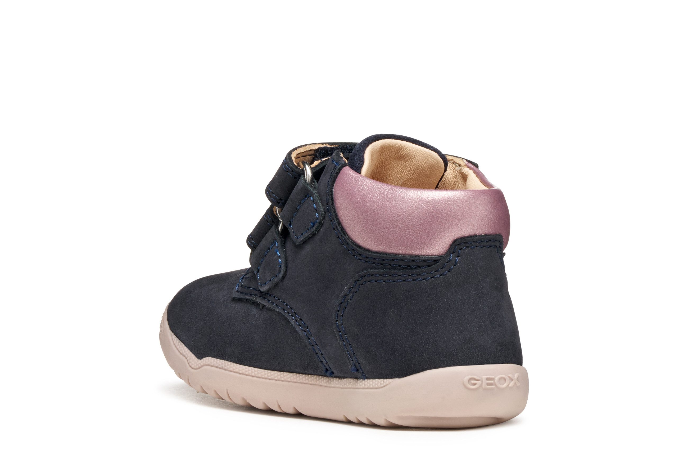 Geox B MACCHIA GIRL Lauflernschuh Babyschuh mit Klettverschluss, Größenschablone zum Download
