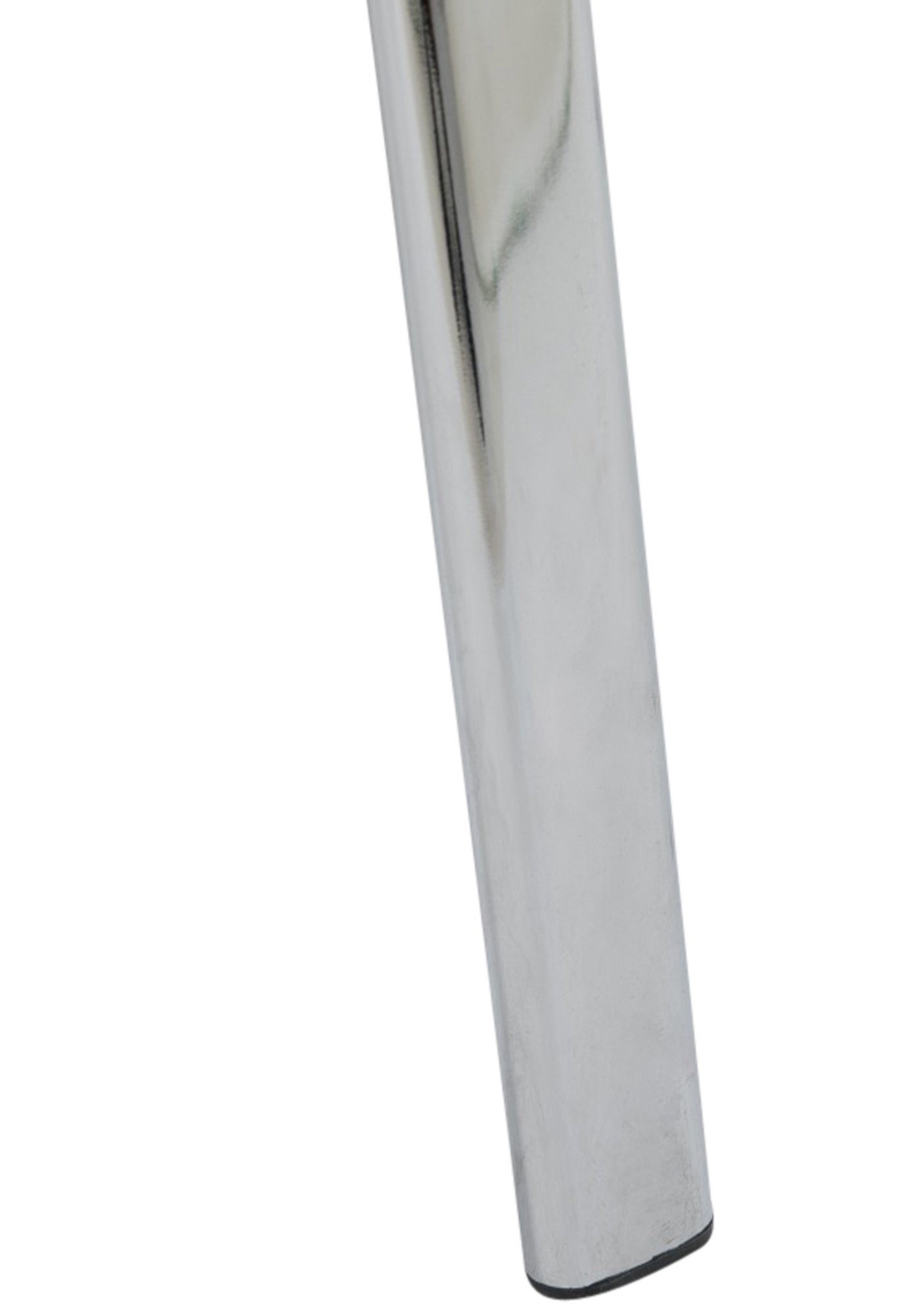 CLP Metallgestell, stapelbares Kunstleder-Bezug Besucherstuhl grau Ken,