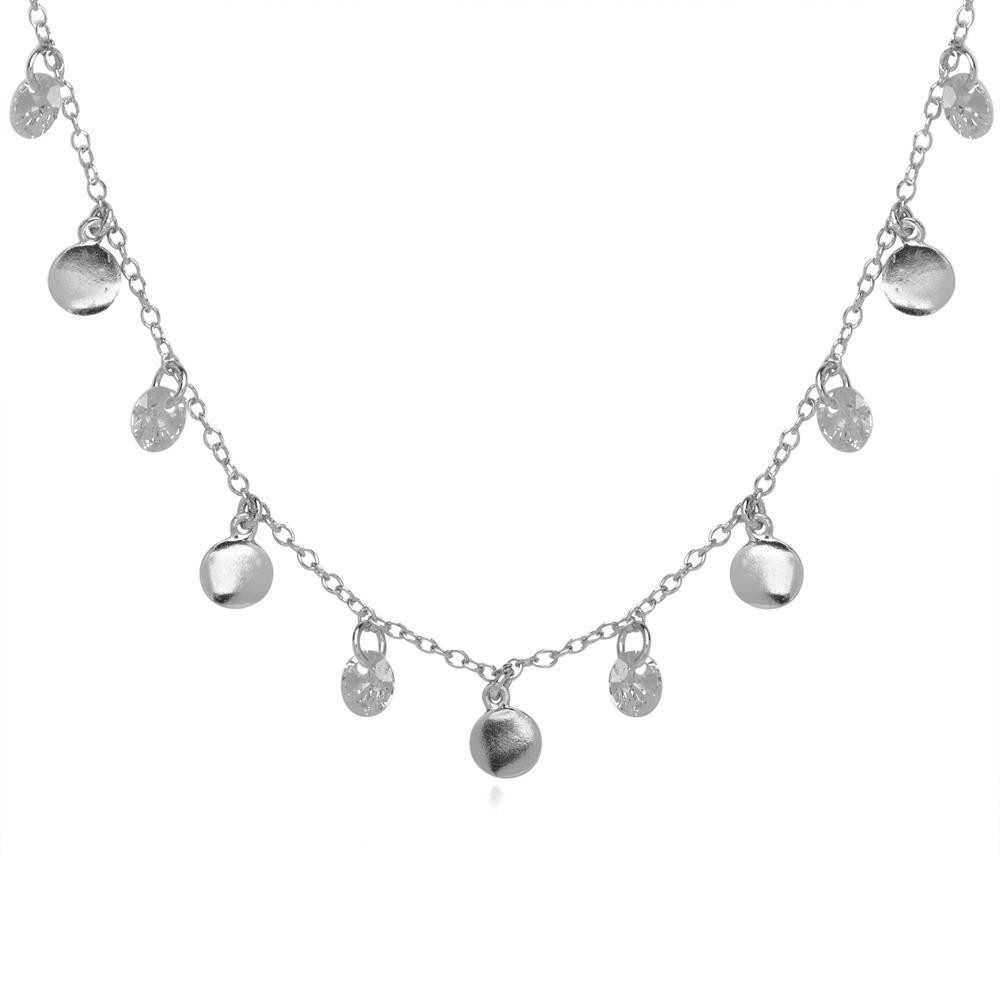Kettenanhänger Halskette Sterlingsilber Zirkonia