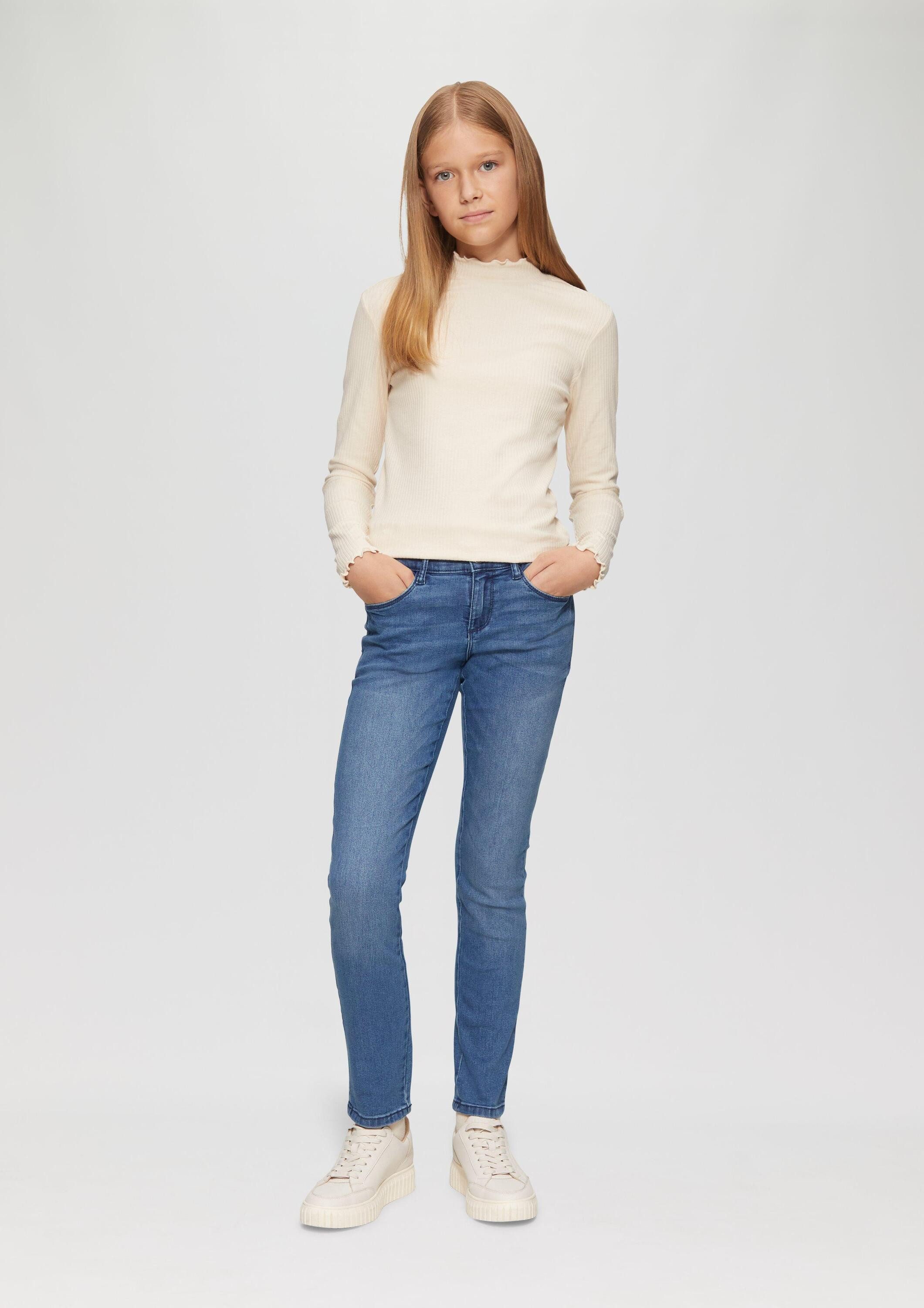 s.Oliver Slim-fit-Jeans Jeans-Hose SURI Jeans Suri / Regular Fit / Mid Rise / Slim Leg