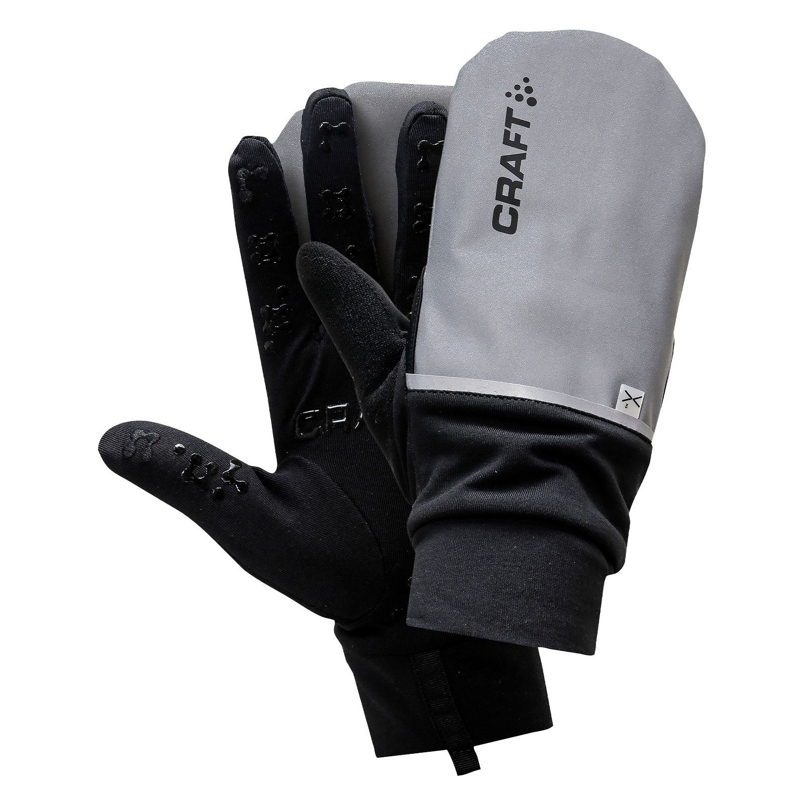 Craft Multisporthandschuhe Hybrid Wether Gloves mit Überzug 926999 silver / black