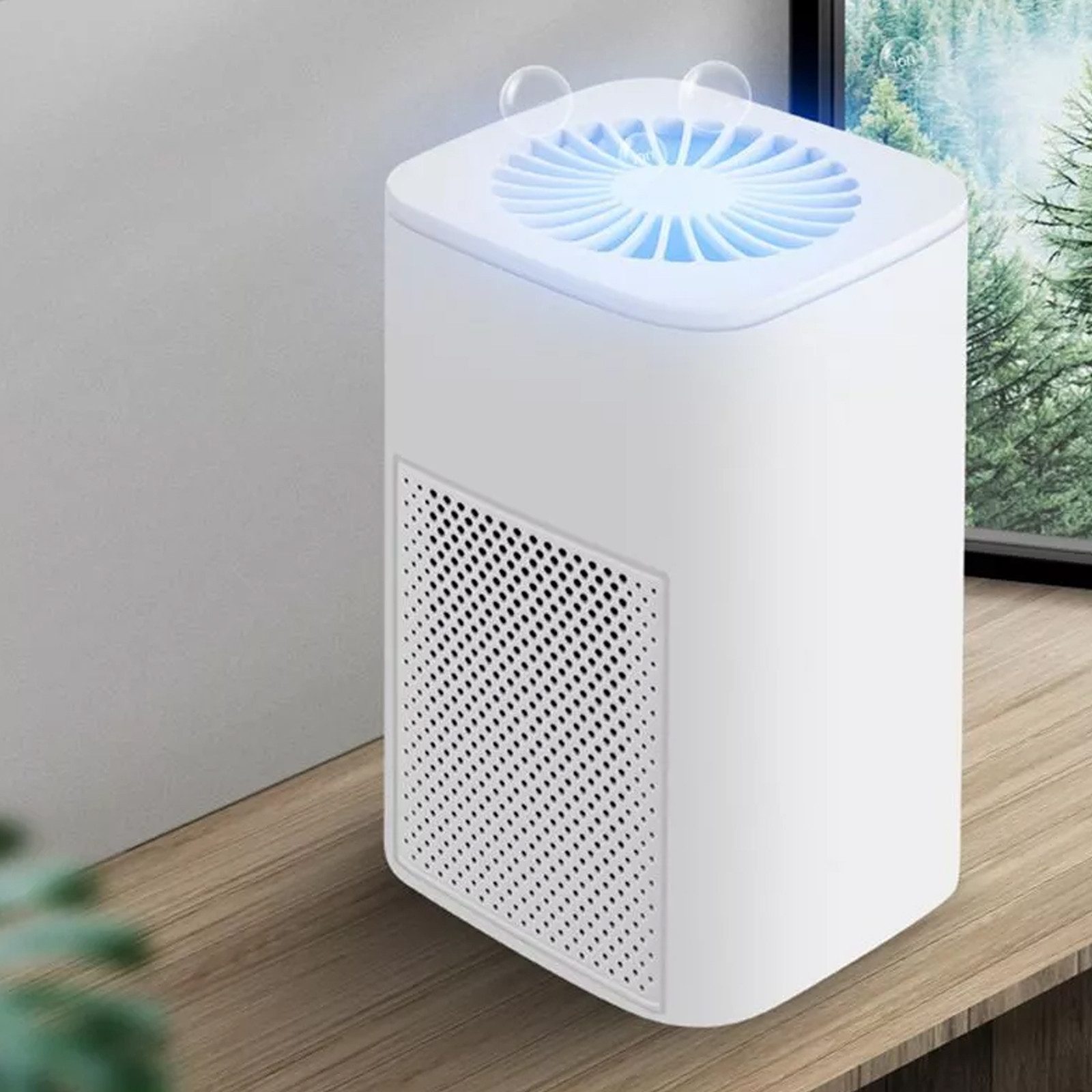 MODFU Luftreiniger Mini Luftfilter mit Turboventilator Allergiker Luft Air günstig online kaufen